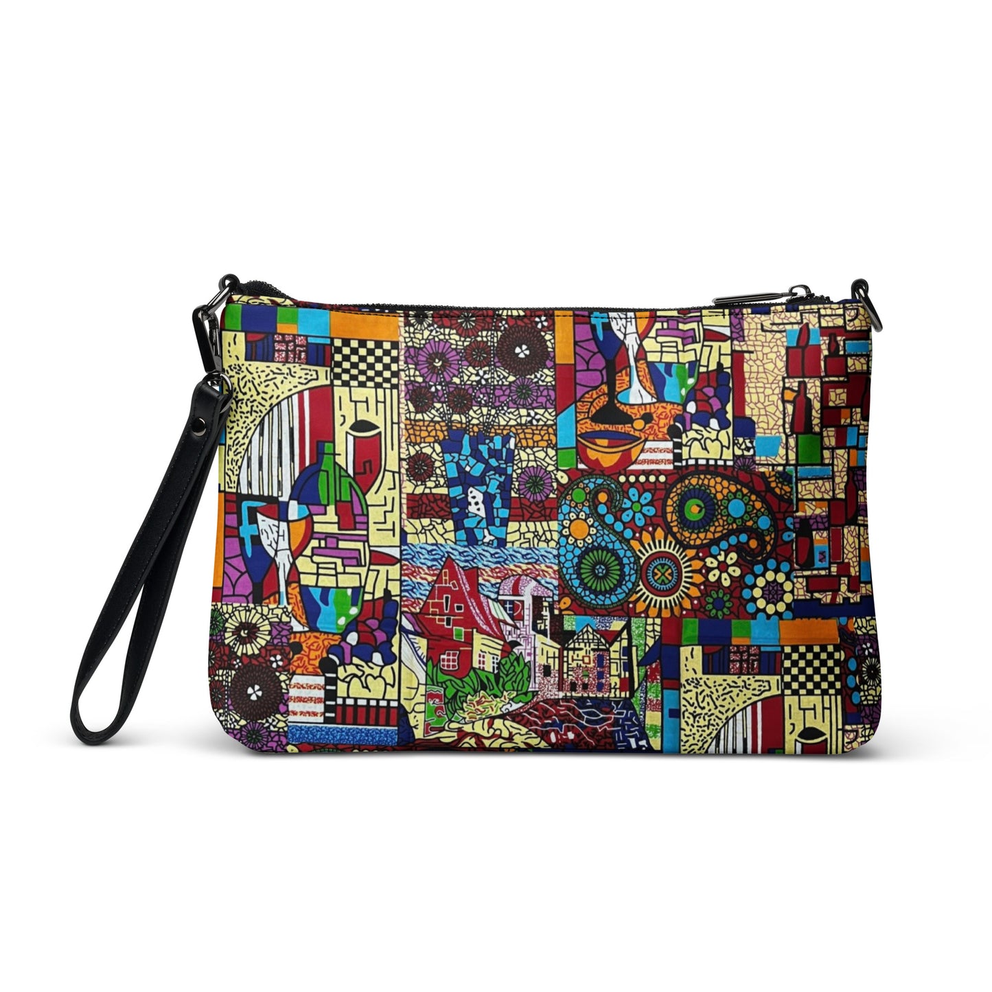 Colourful Art Ankara Crossbody Bag