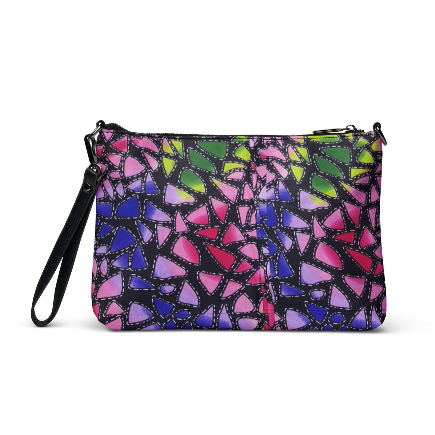 Colourful Shapes Ankara Crossbody Bag