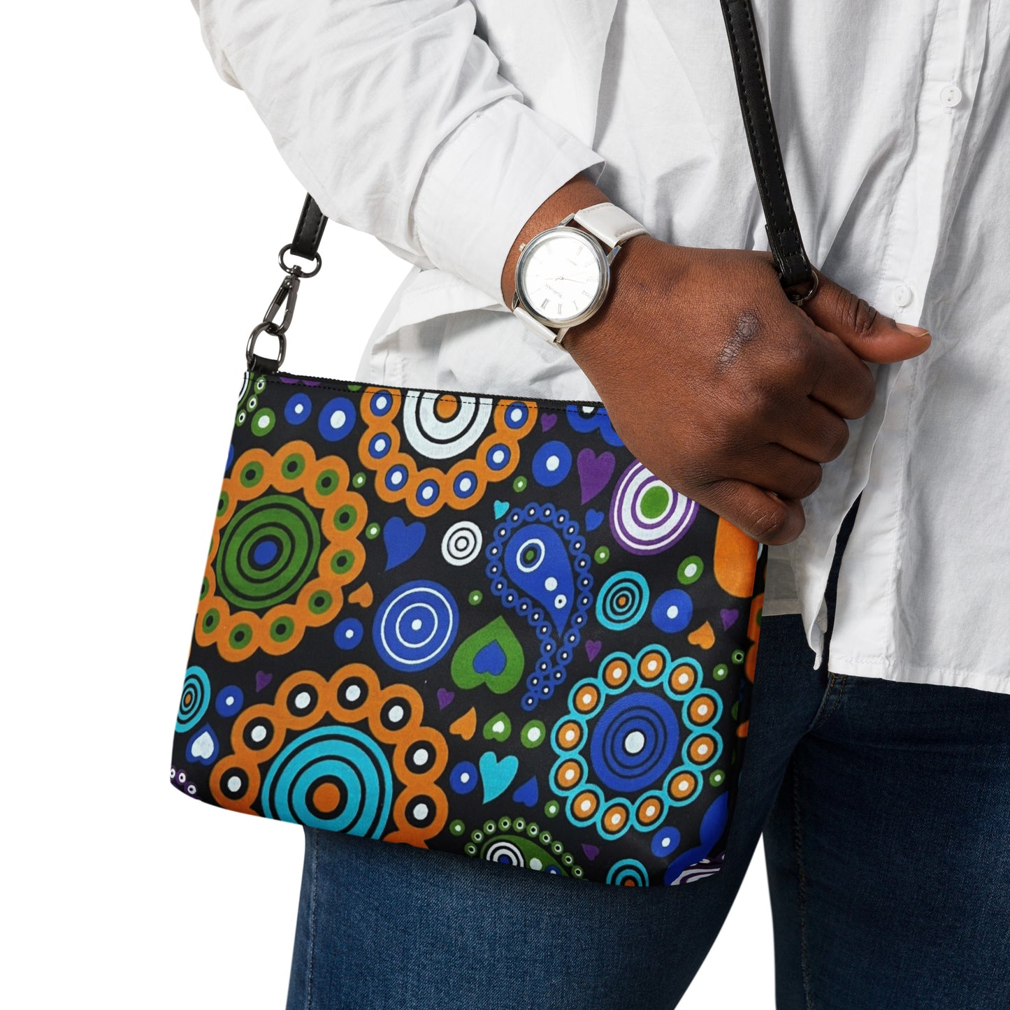 Cool Multicolour Ankara Crossbody Bag