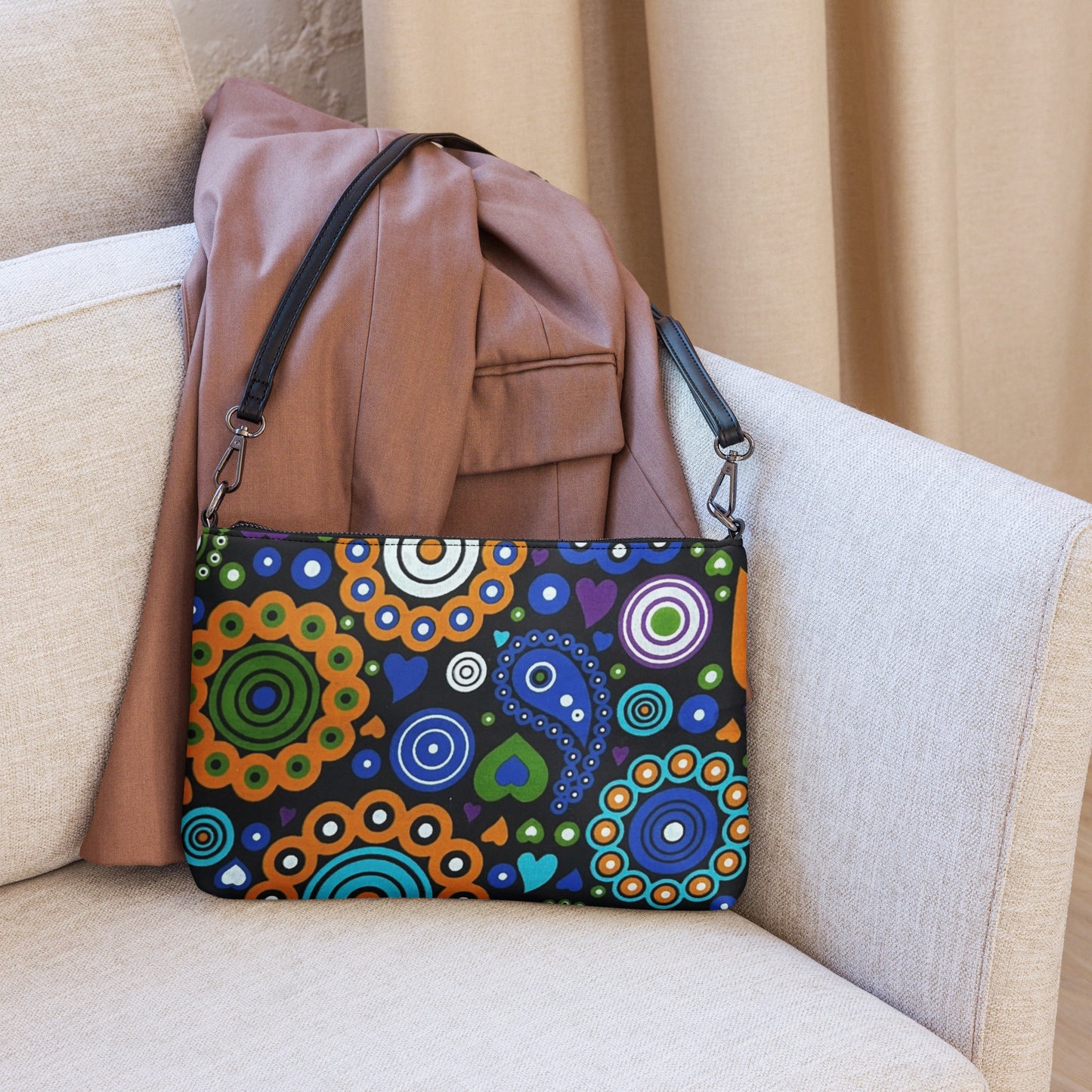 Cool Multicolour Ankara Crossbody Bag