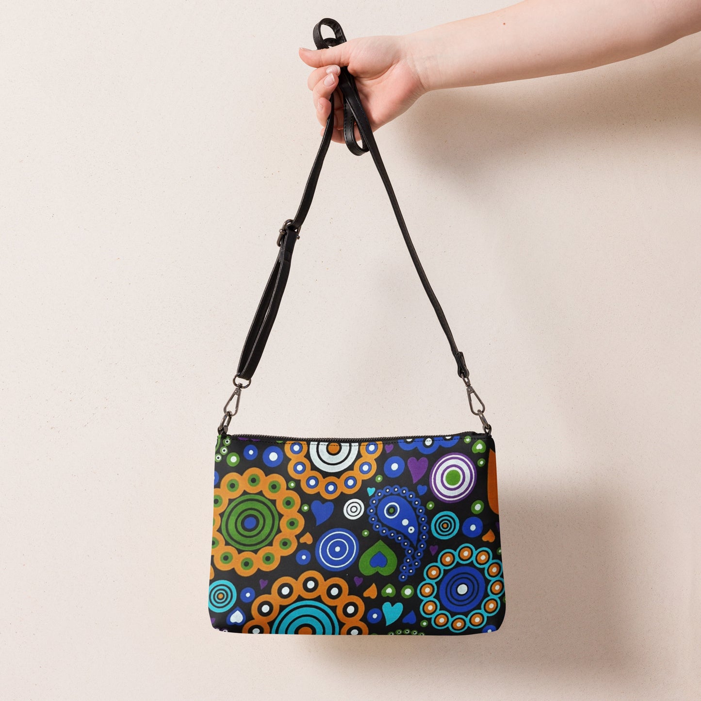 Cool Multicolour Ankara Crossbody Bag