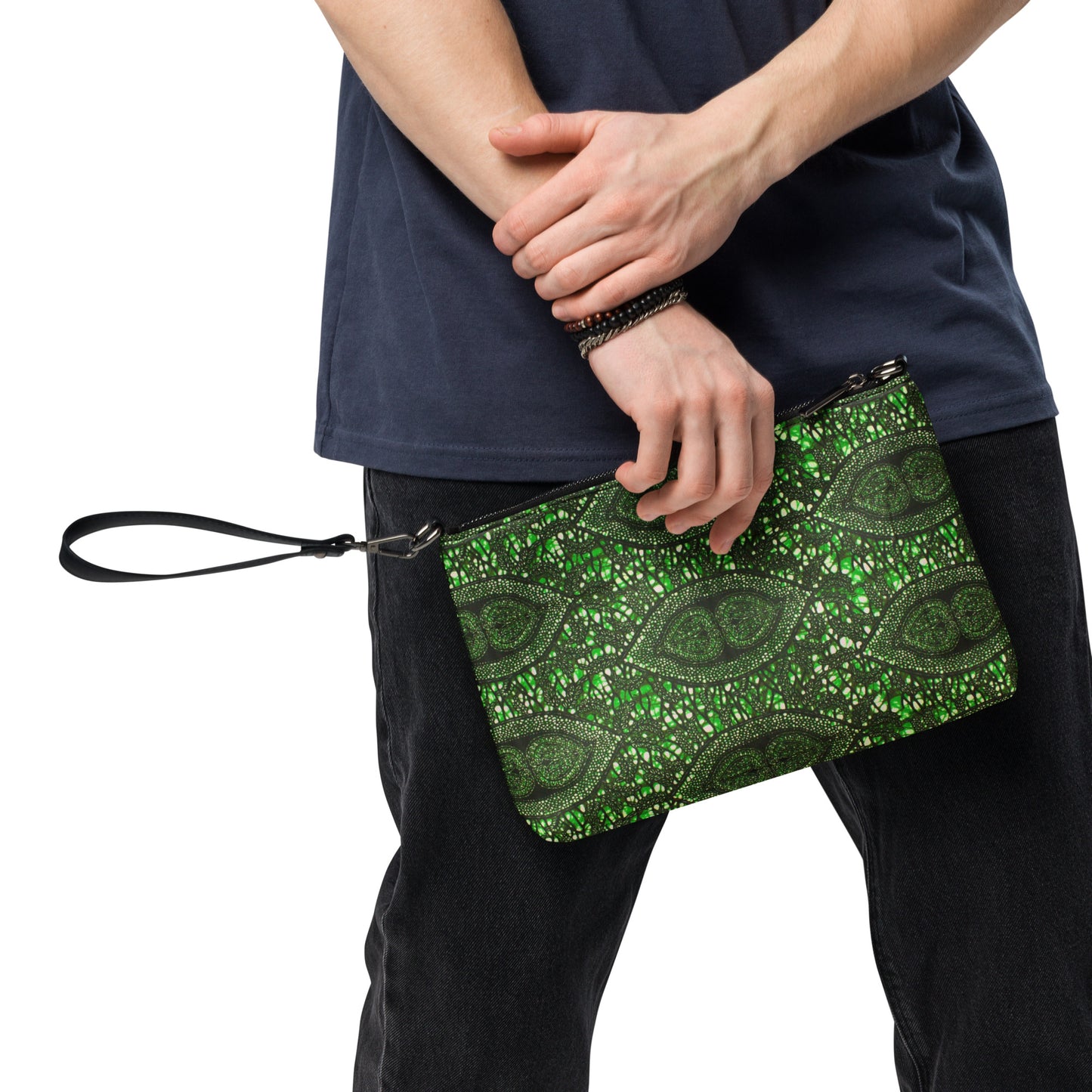 Green Peas Ankara Crossbody Bag