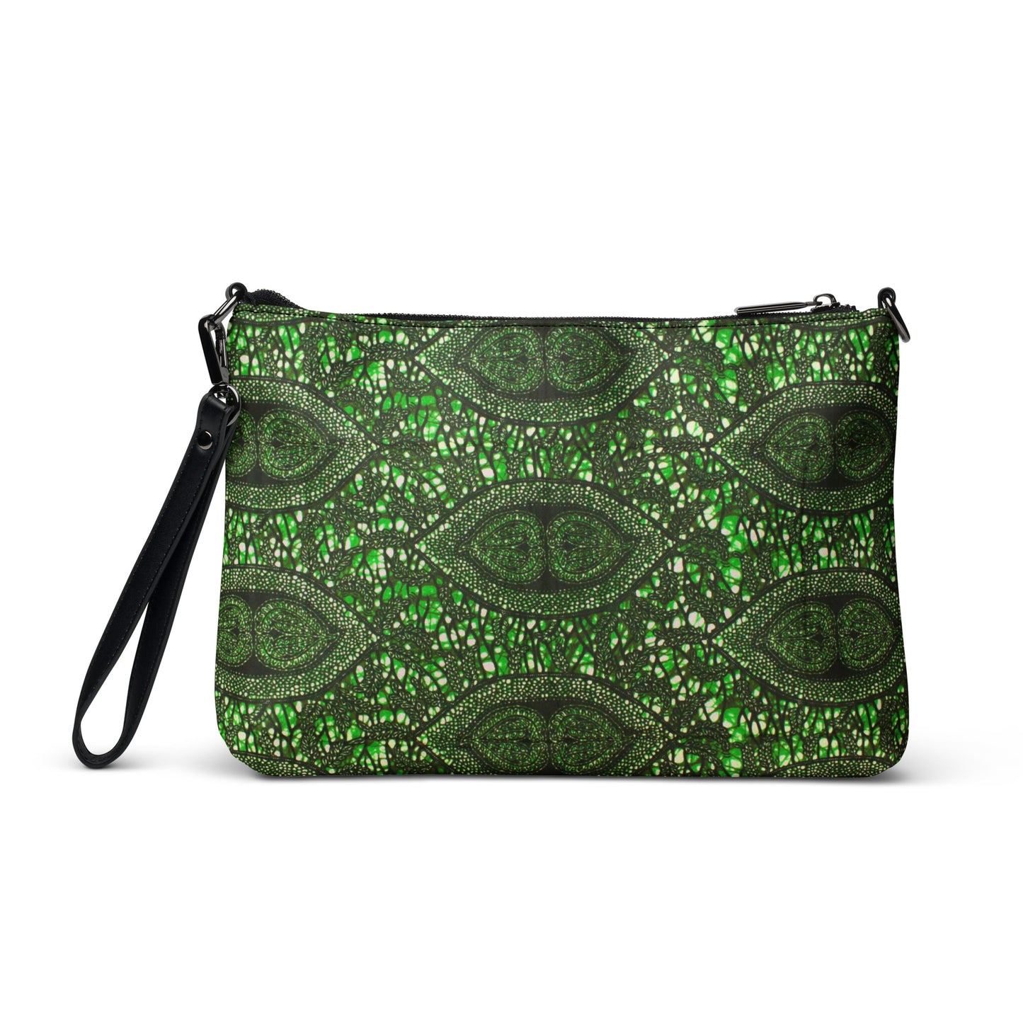 Green Peas Ankara Crossbody Bag