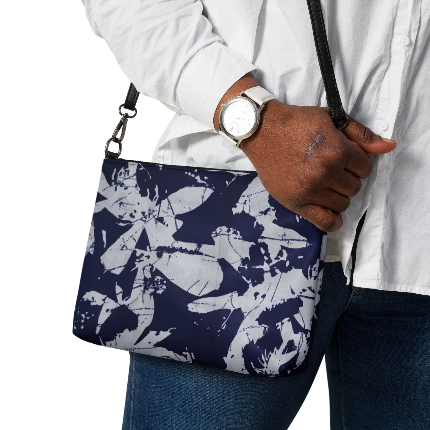 Indigo Adire Crossbody Bag