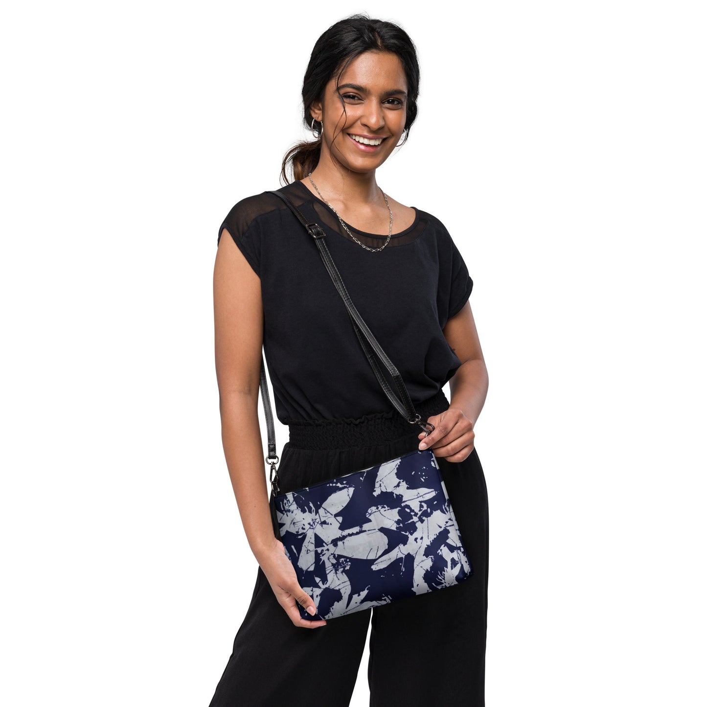 Indigo Adire Crossbody Bag