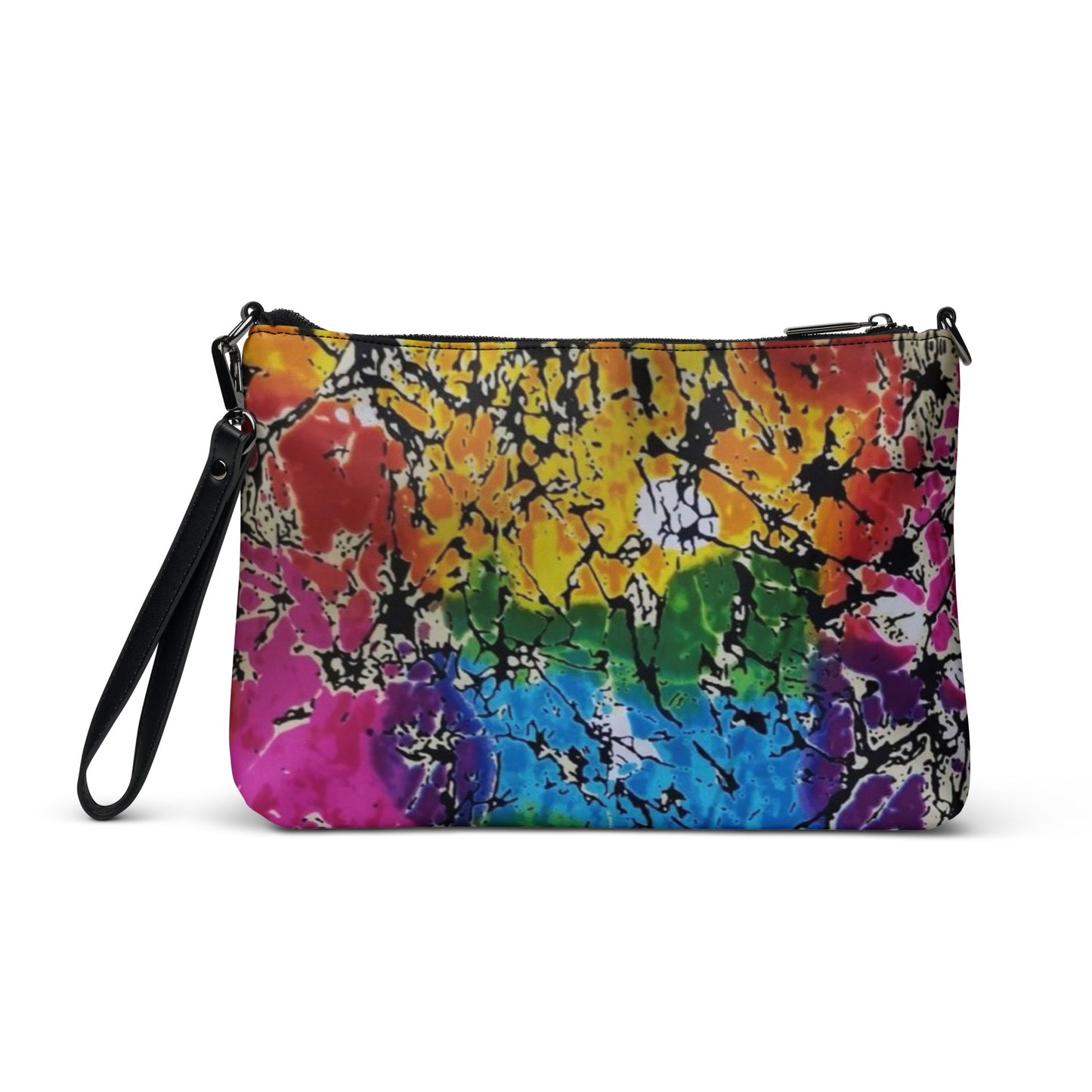 Multicolour Adire Inspired Ankara Crossbody Bag