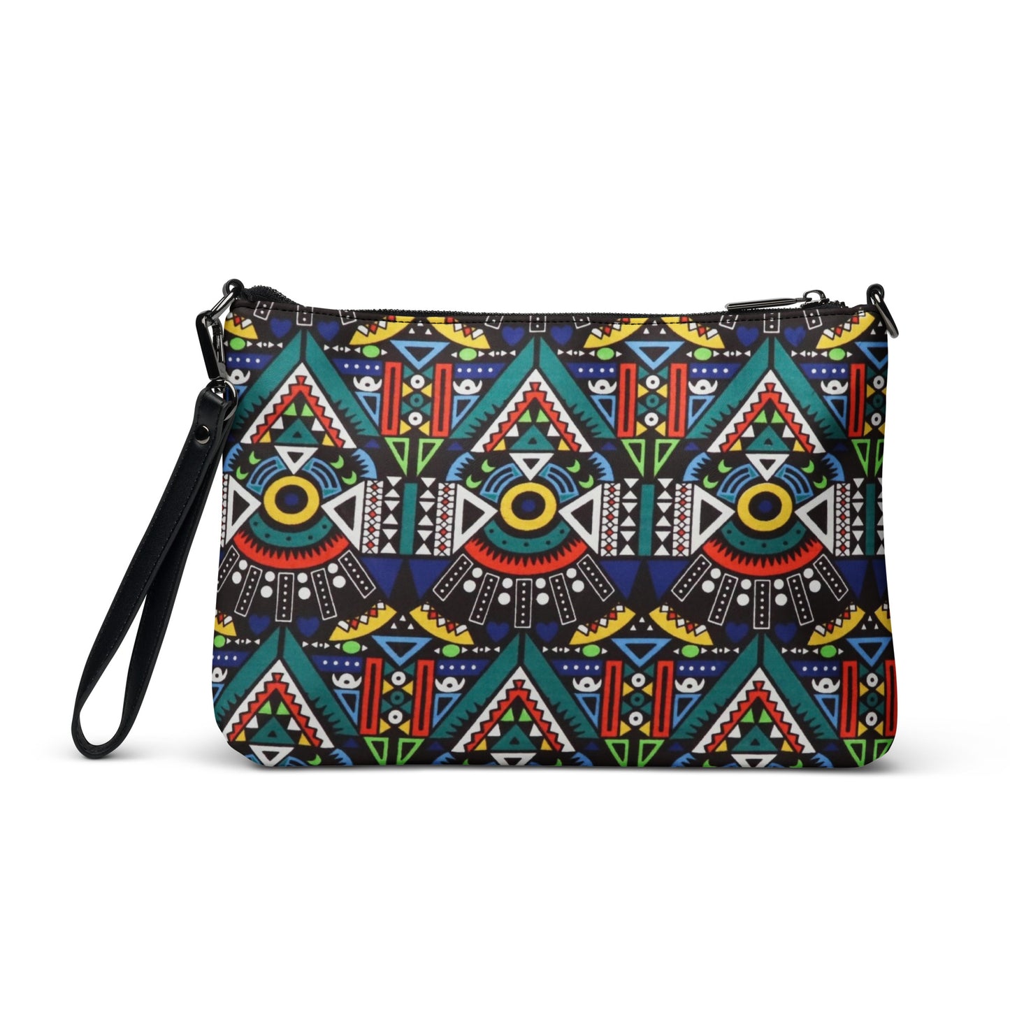 Multicolour Bogolan Ankara Crossbody Bag