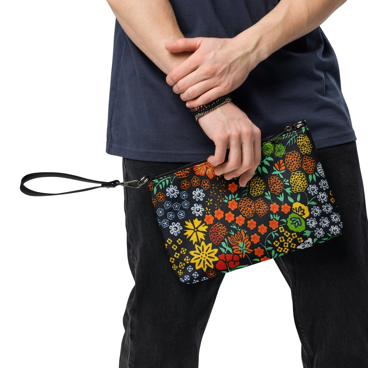 Multicolour Floral Ankara Crossbody Bag