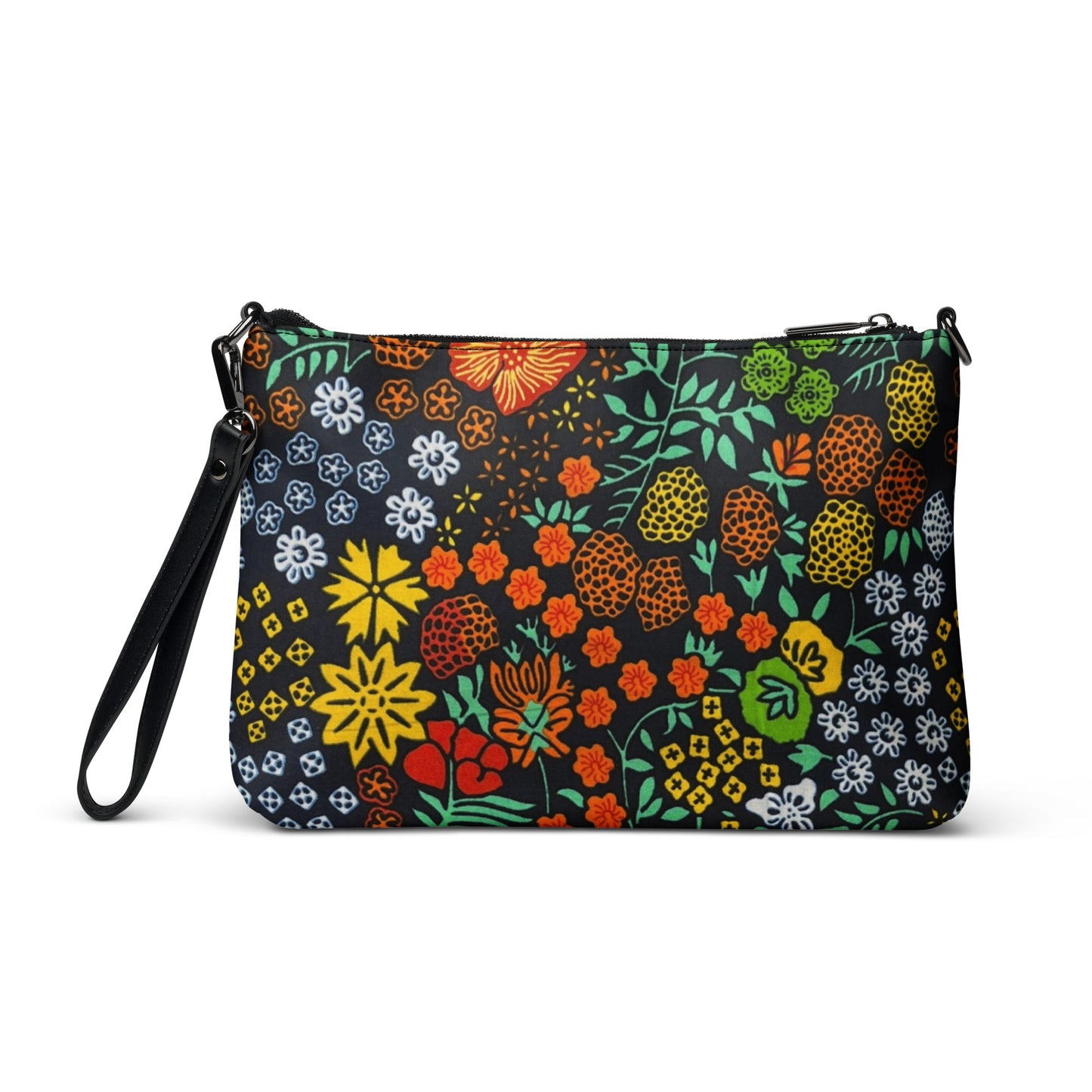 Multicolour Floral Ankara Crossbody Bag