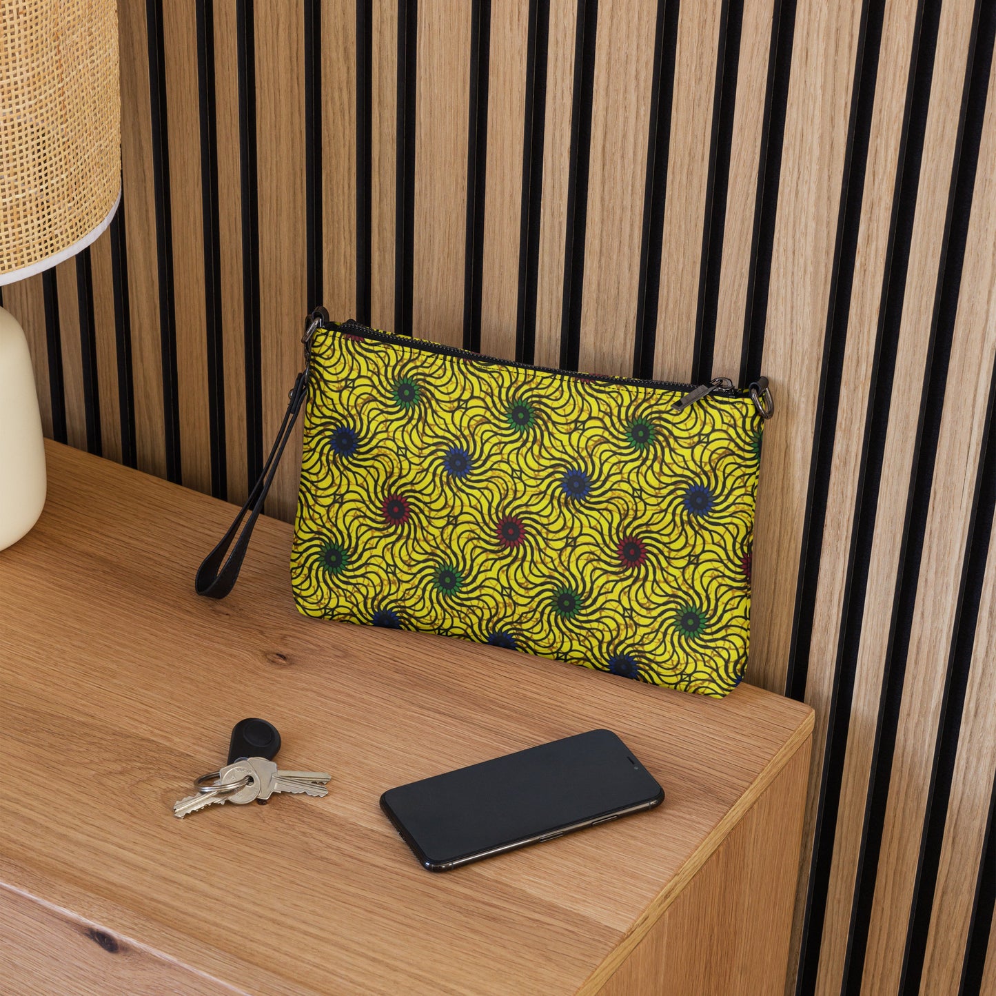 Multicolour Yellow Ankara Crossbody Bag