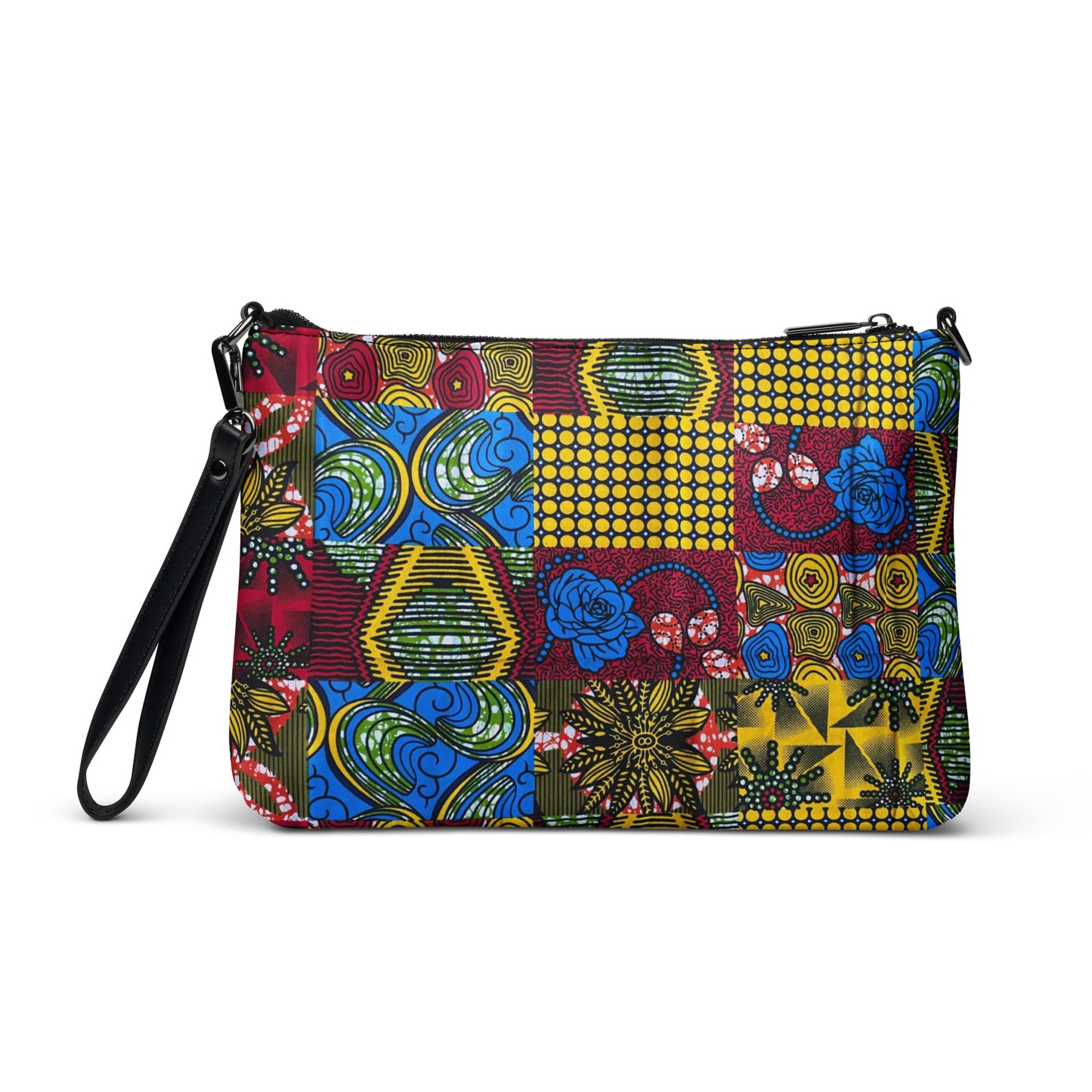 Patchwork Ankara Crossbody Bag