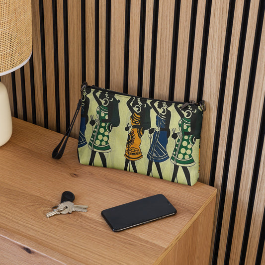 Women Art Ankara Crossbody Bag