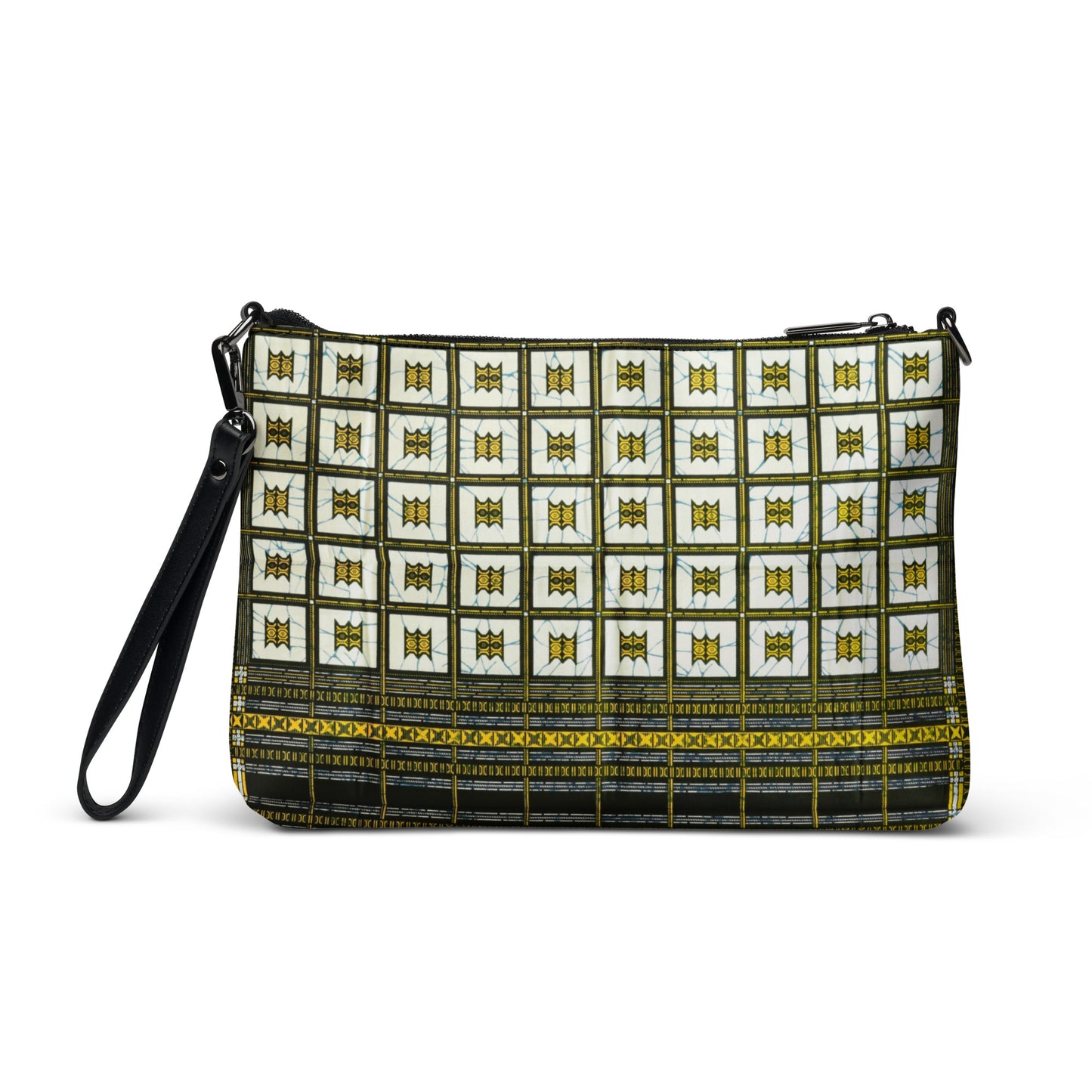 Yellow Ethnic Ankara Crossbody Bag