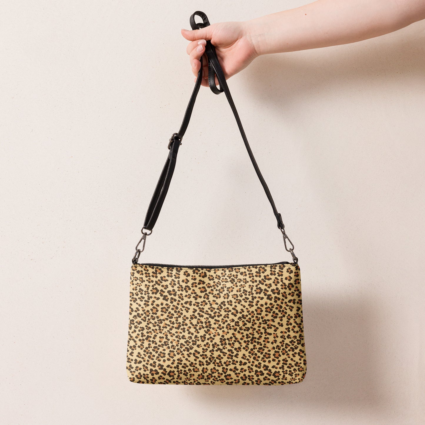 Brown Leopard Crossbody Bag