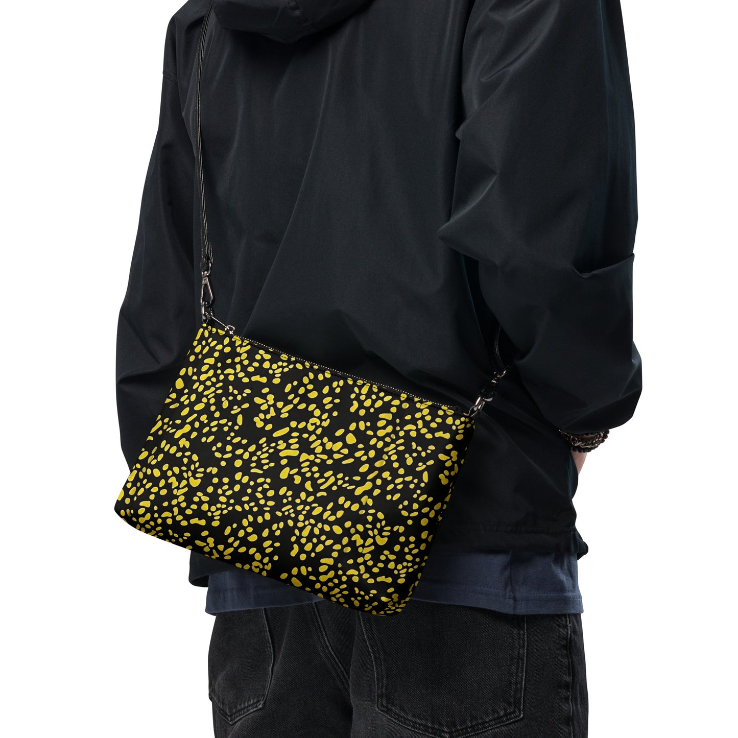 Yellow Dots Crossbody Bag