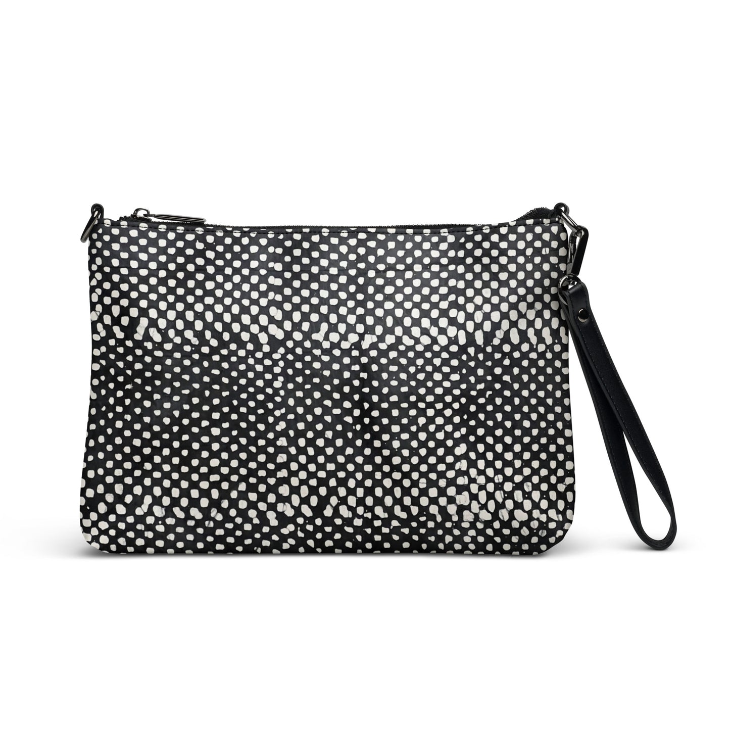 Black White African Pattern Crossbody Bag