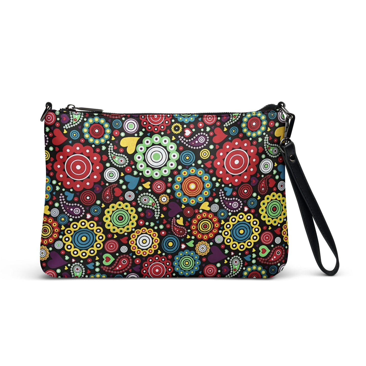 Colourful Mandala African Print Crossbody Bag