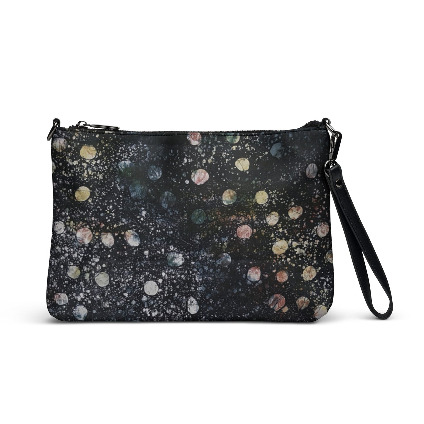 Black African Dots Adrire Crossbody Bag