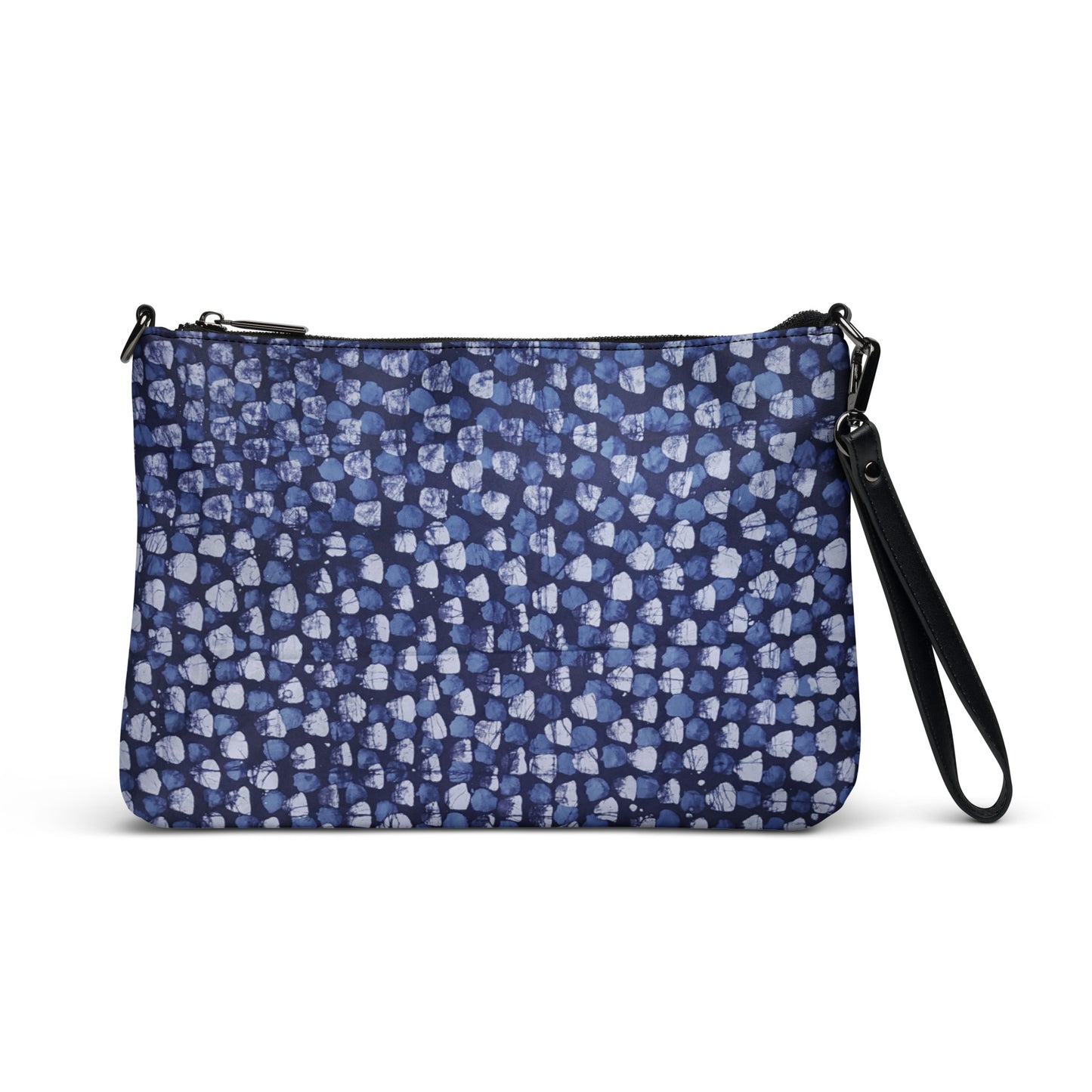 Blue Dotted Adire Crossbody Bag