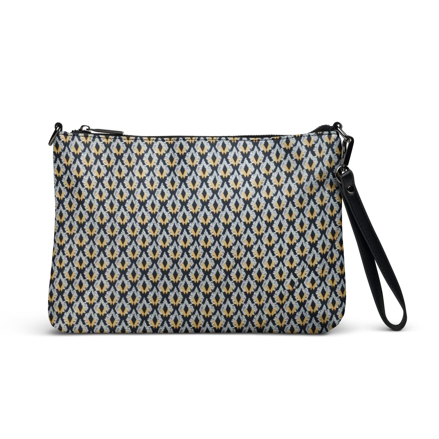 Abstract Shapes Ankara Crossbody Bag