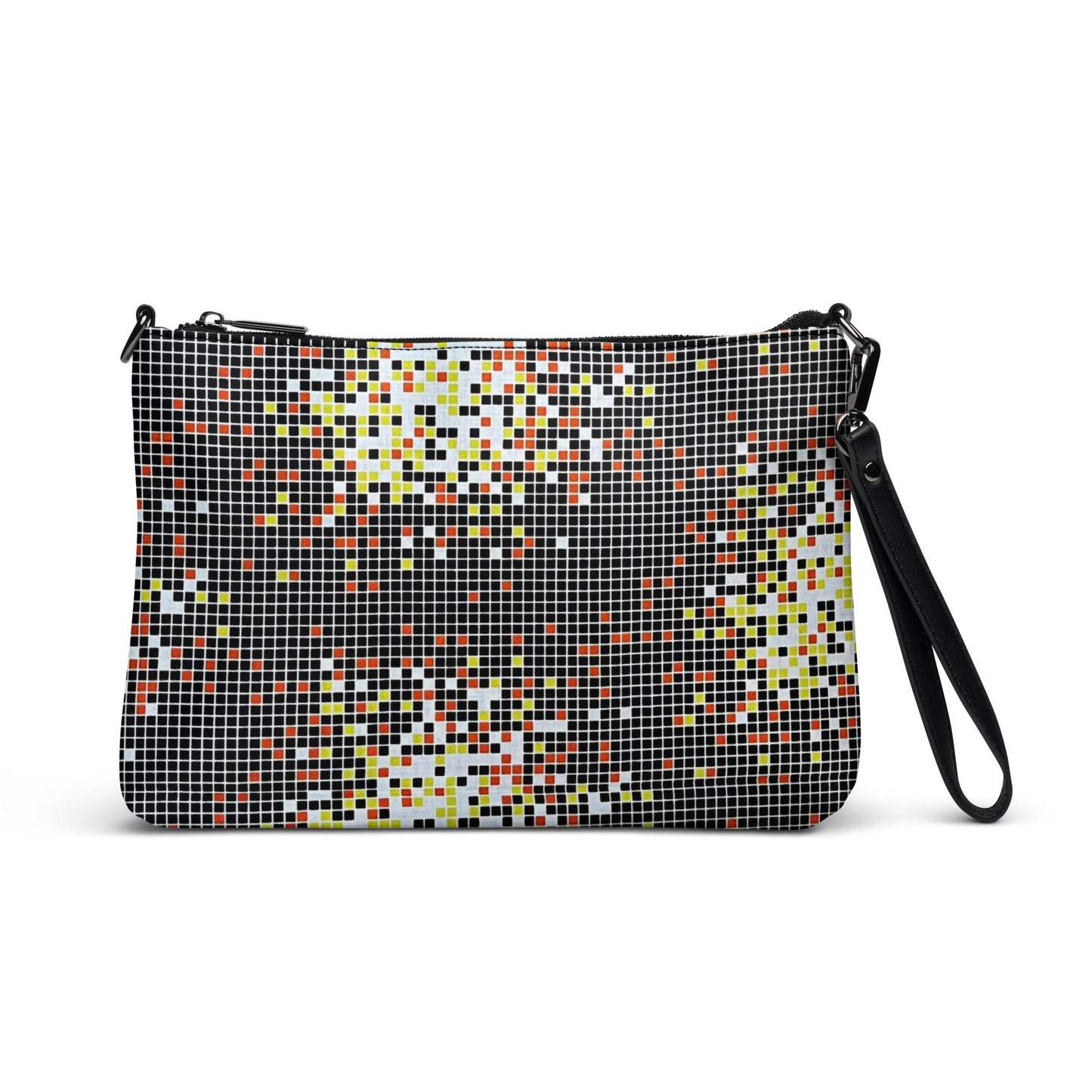 Graphic Square Ankara Crossbody Bag