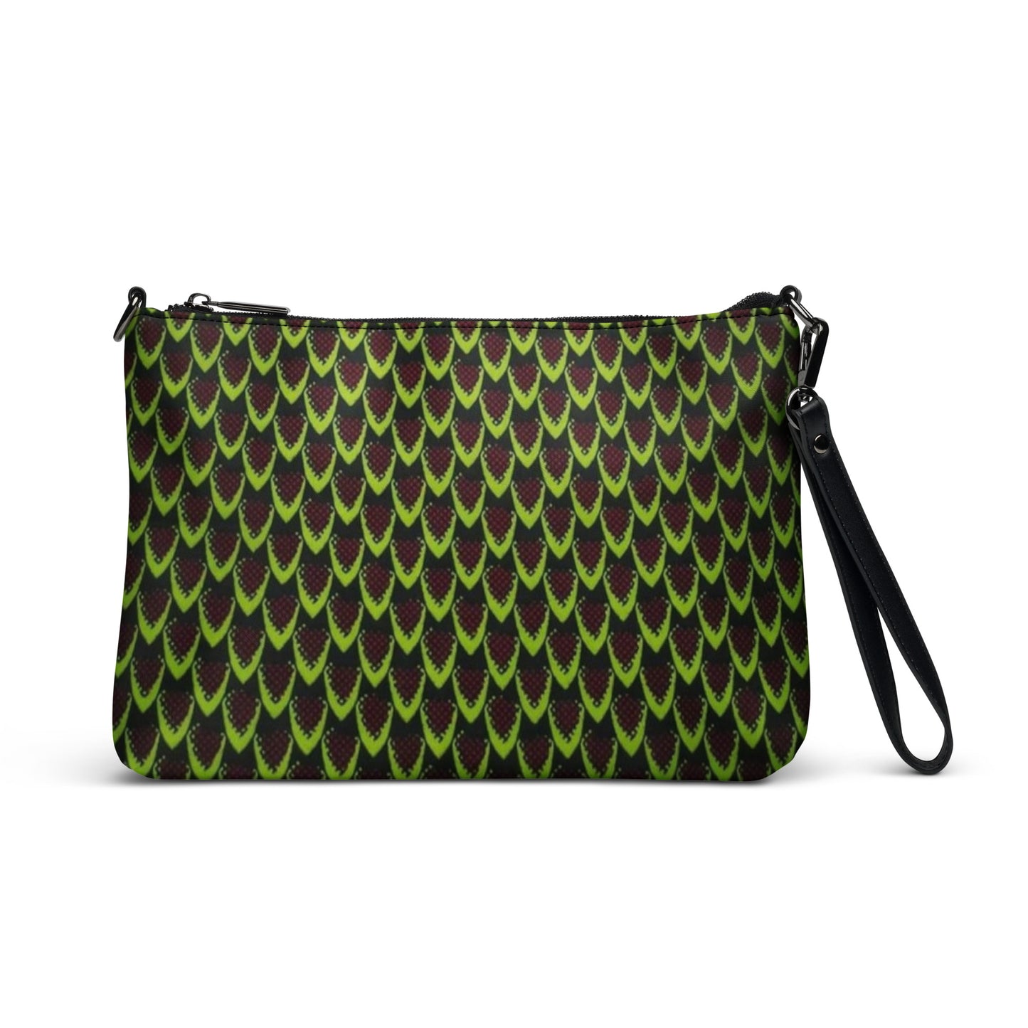 Green Flame Ankara Crossbody Bag