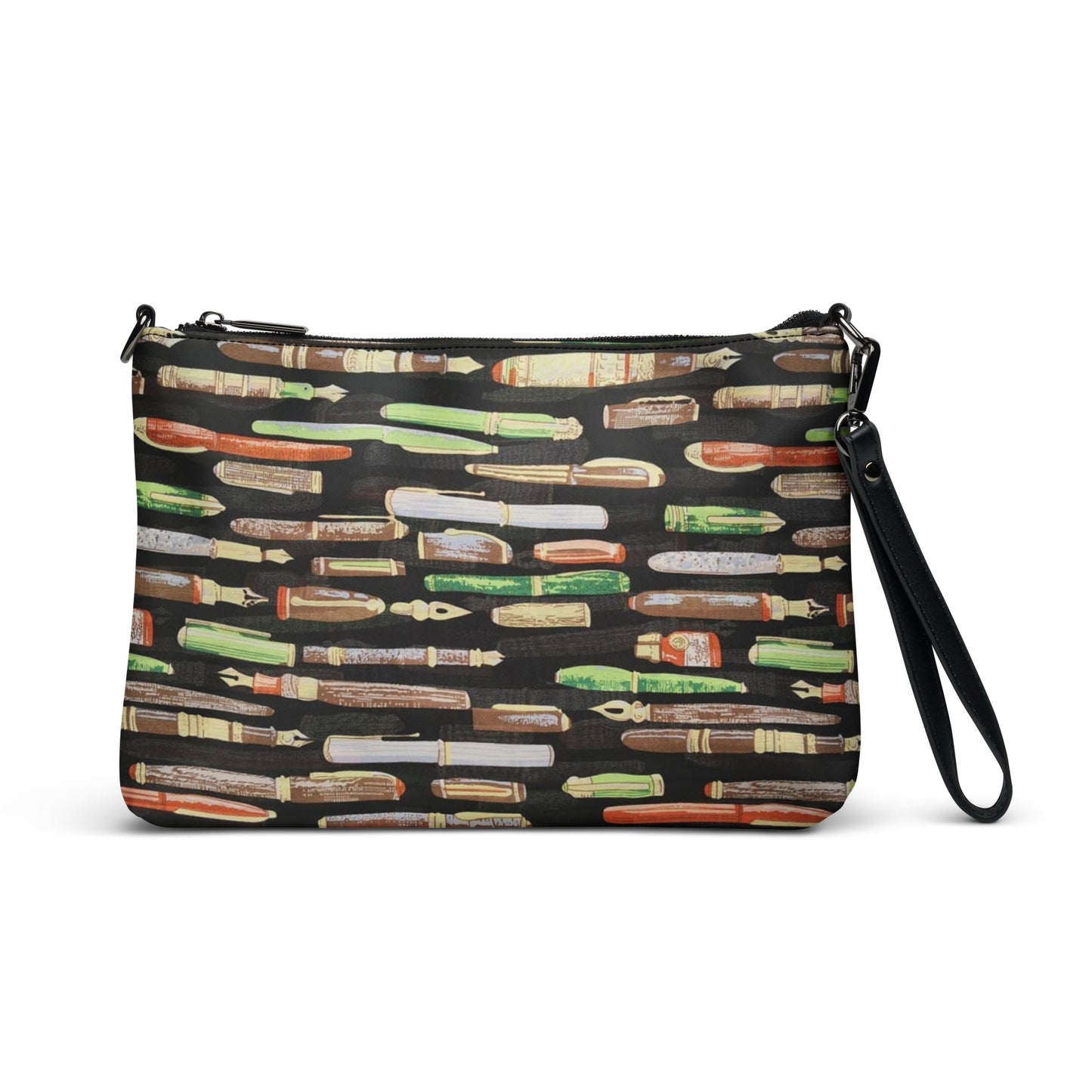 Green Pen Ankara Crossbody Bag