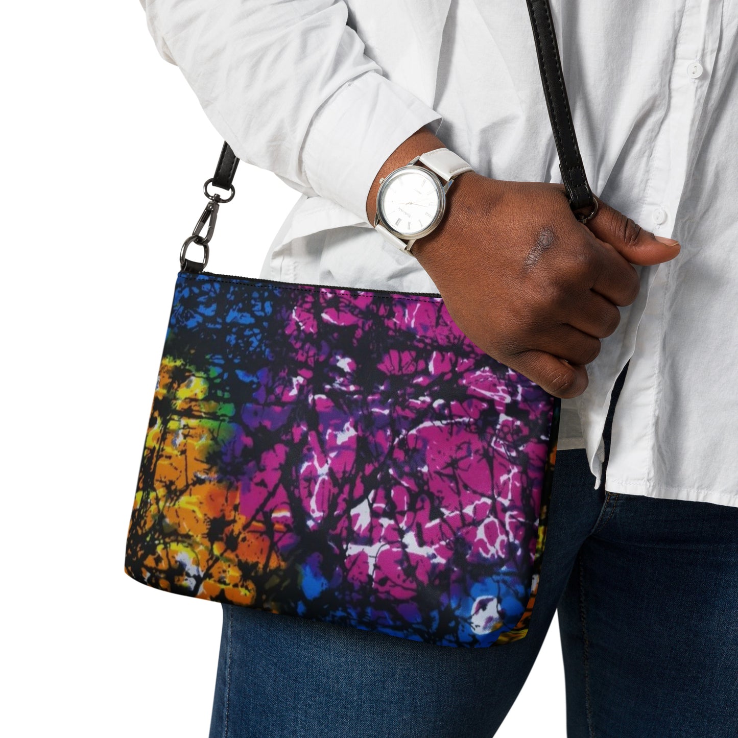 Multicolour Adire Ankara Crossbody Bag