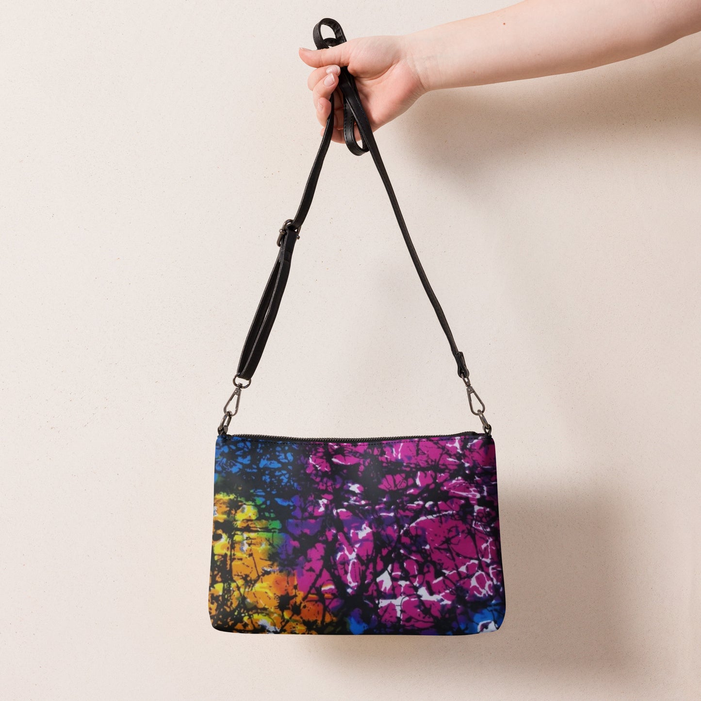 Multicolour Adire Ankara Crossbody Bag