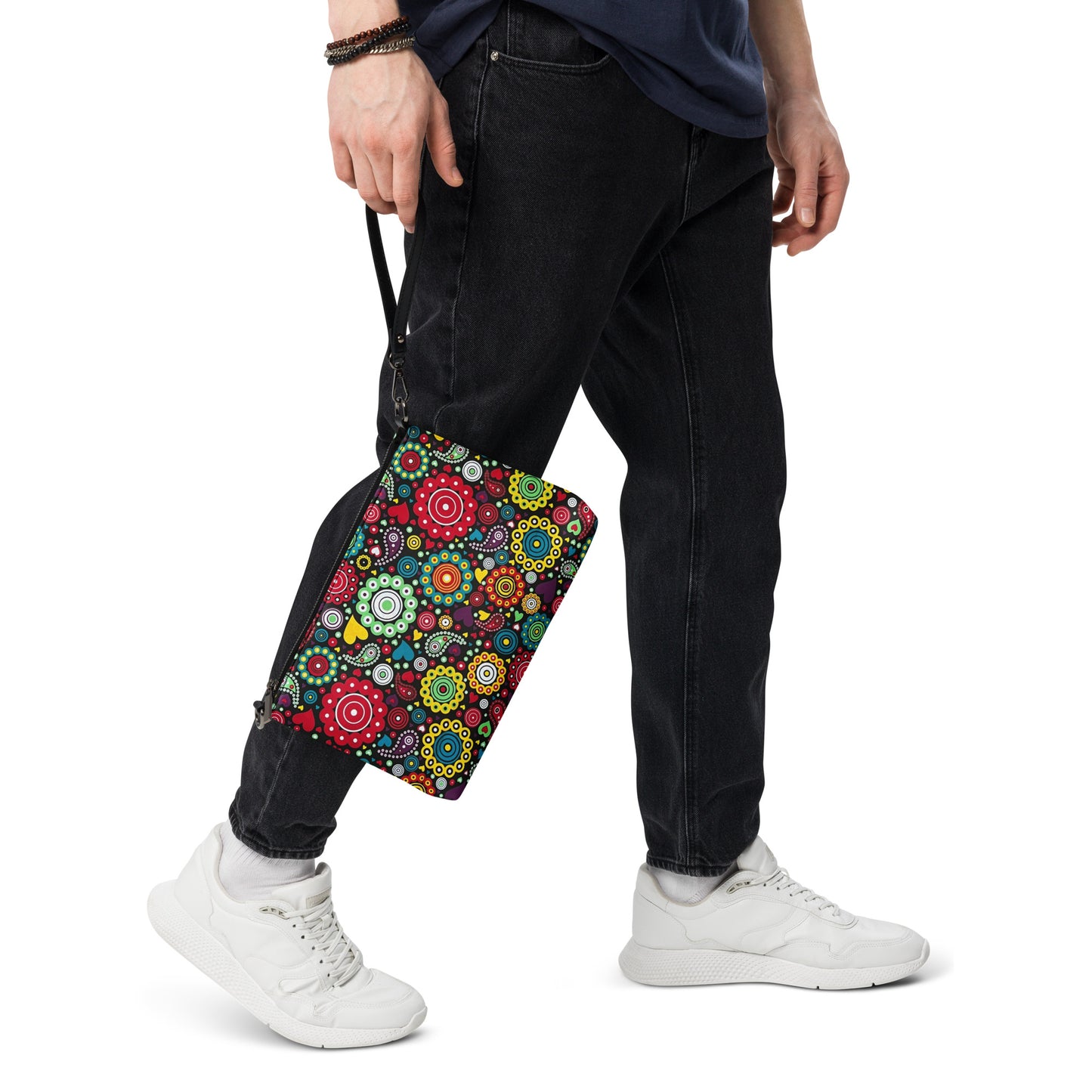 Multicolour Bloom Ankara Crossbody Bag