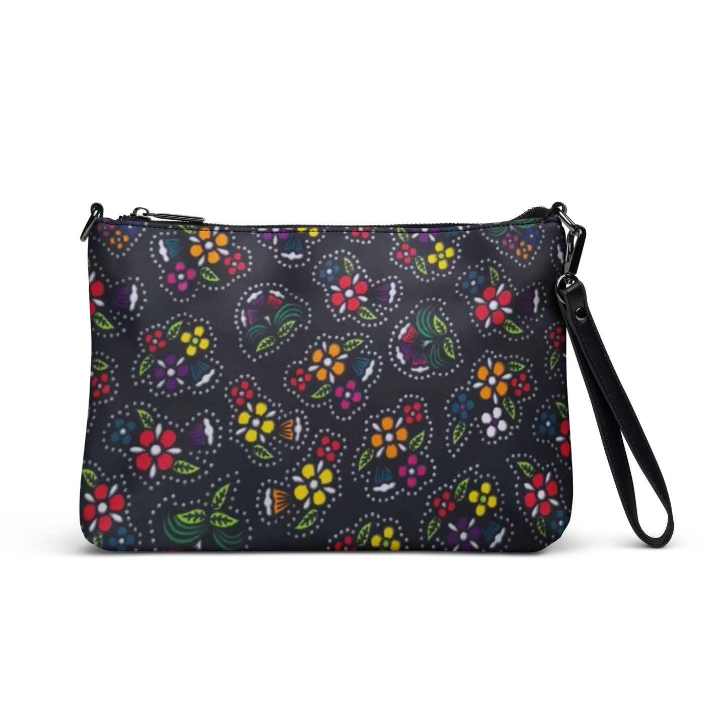 Multicolour Dark Ankara Crossbody Bag