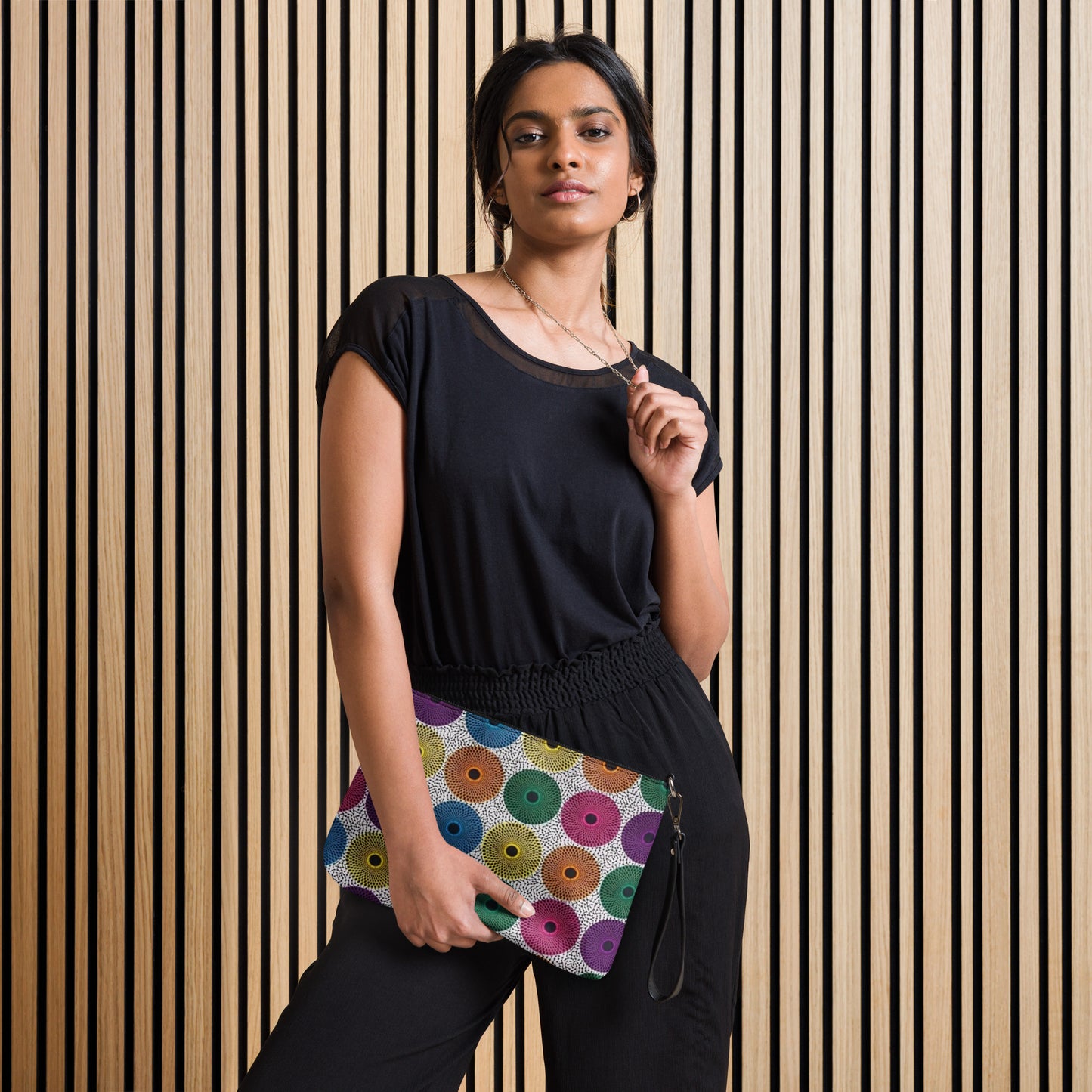 Multicolour Mandela Ankara Crossbody Bag