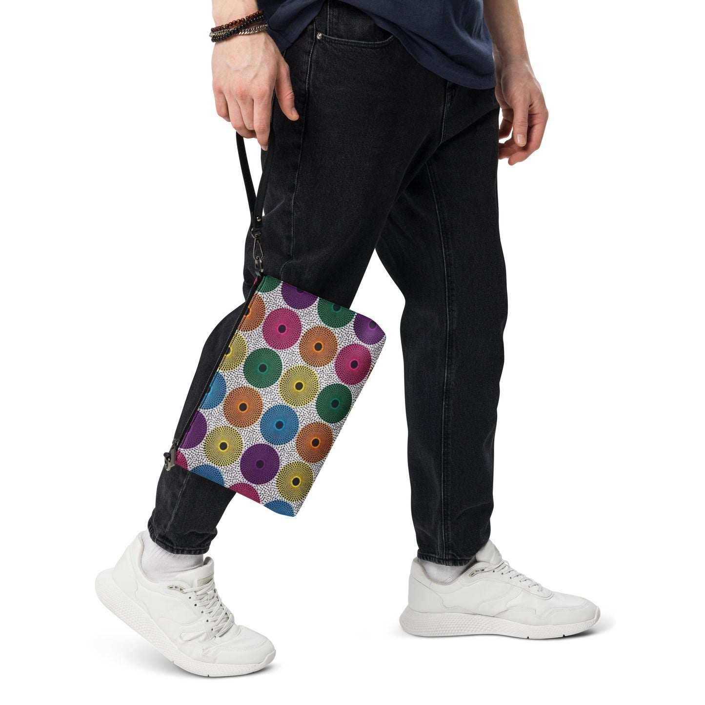 Multicolour Mandela Ankara Crossbody Bag