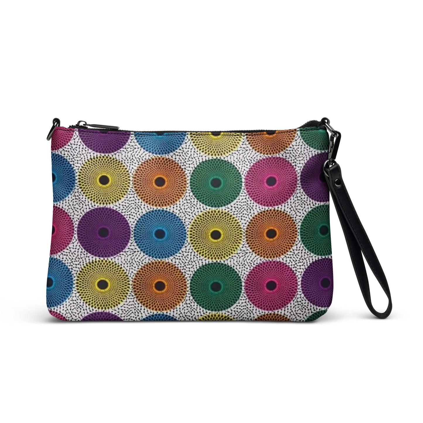 Multicolour Mandela Ankara Crossbody Bag