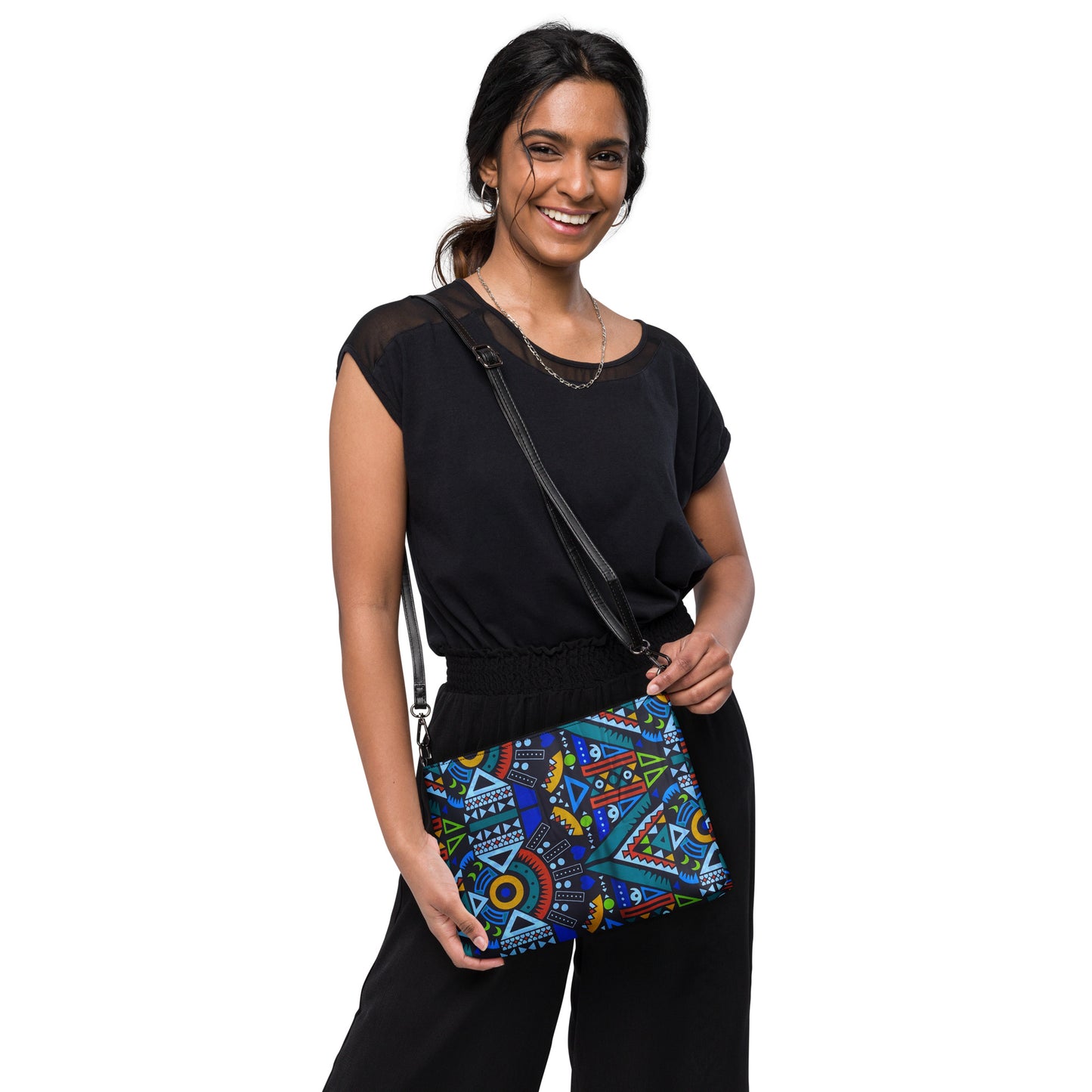 Blue Samakaka Crossbody Bag