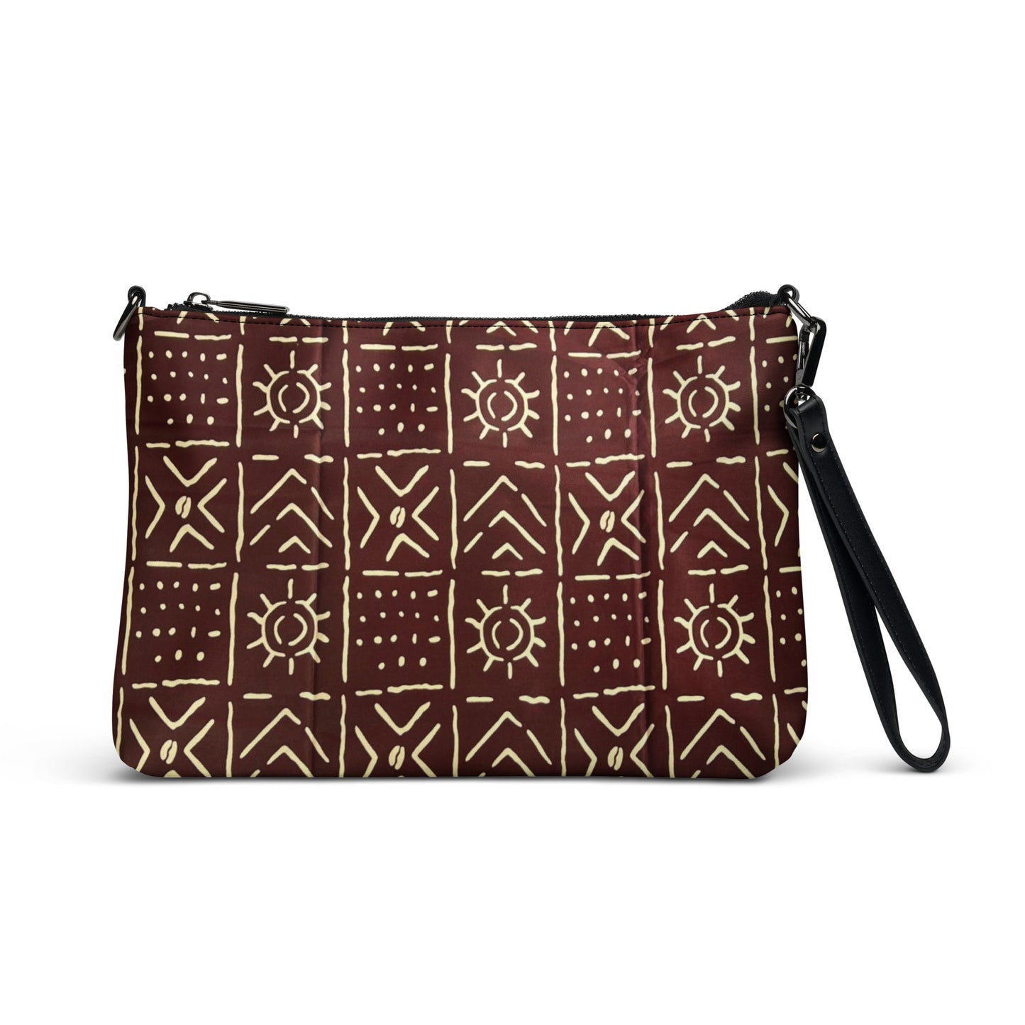 Brown Bogolanfini Crossbody Bag