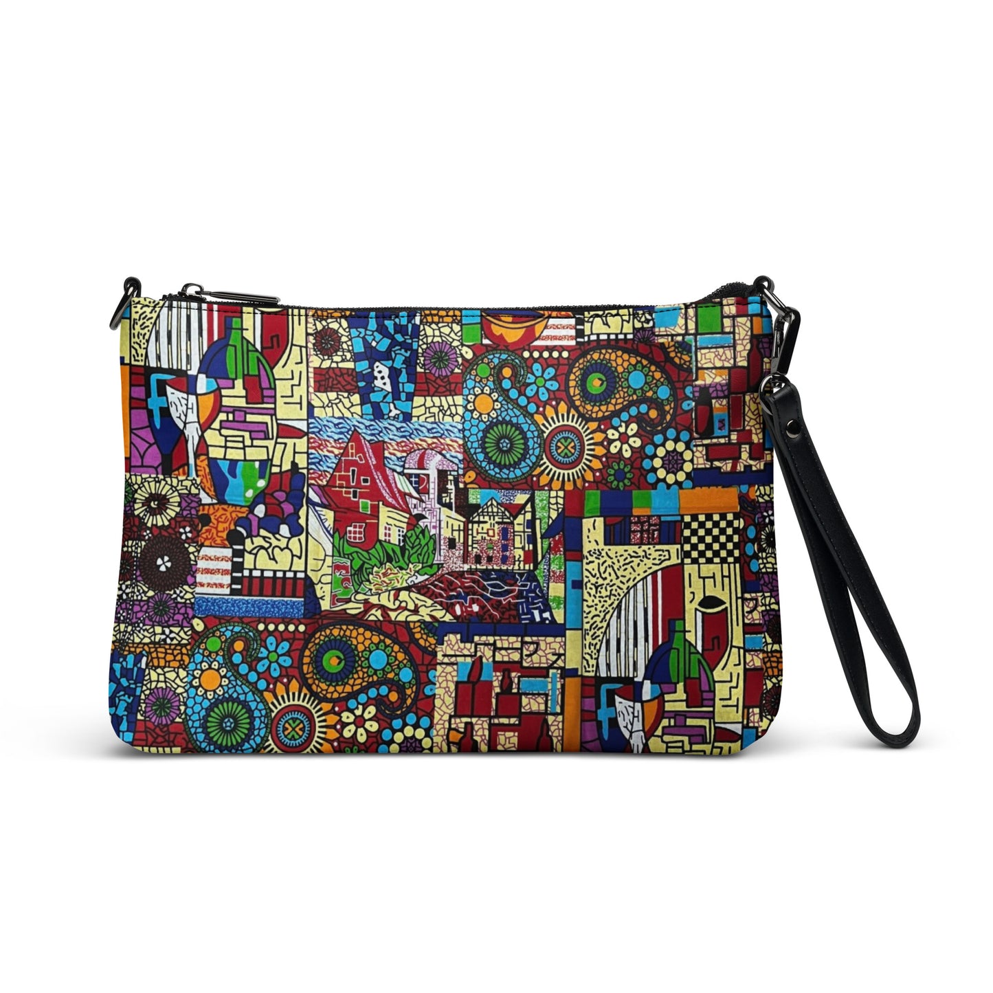 Colourful Art Ankara Crossbody Bag