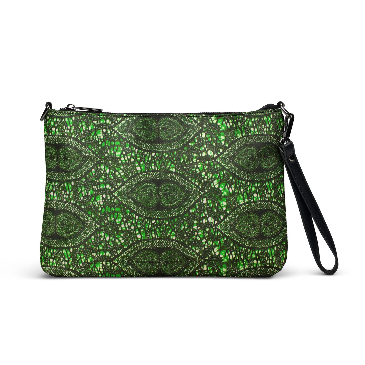 Green Peas Ankara Crossbody Bag