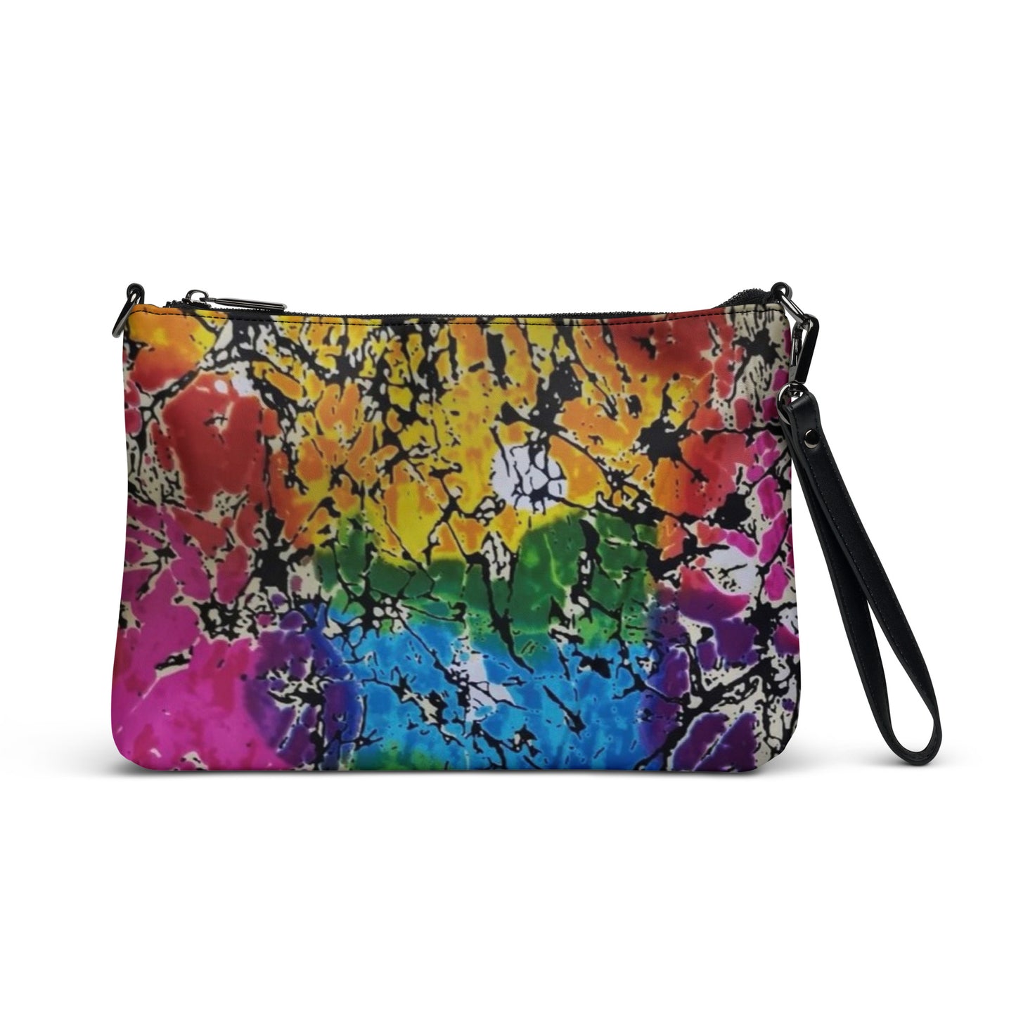 Multicolour Adire Inspired Ankara Crossbody Bag