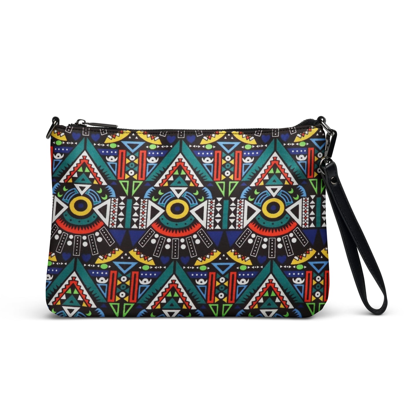 Multicolour Bogolan Ankara Crossbody Bag