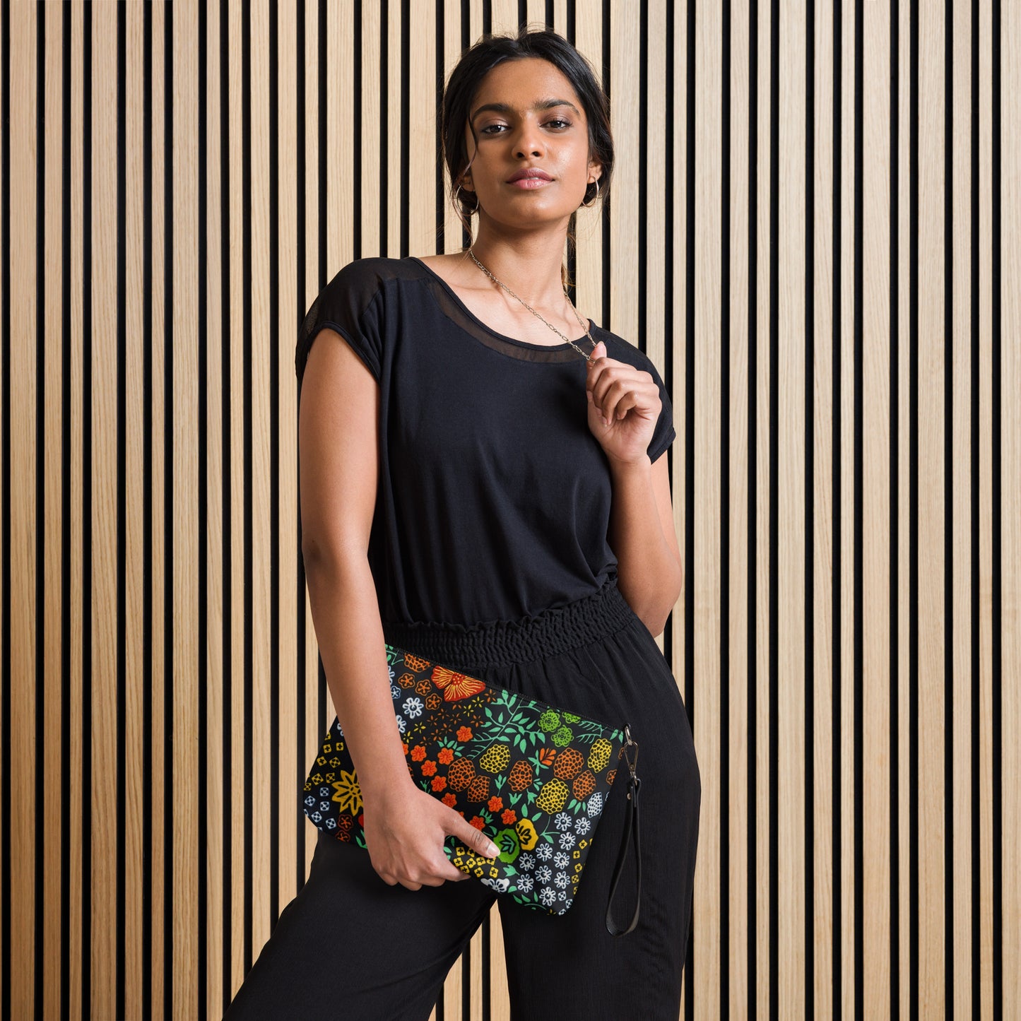 Multicolour Floral Ankara Crossbody Bag