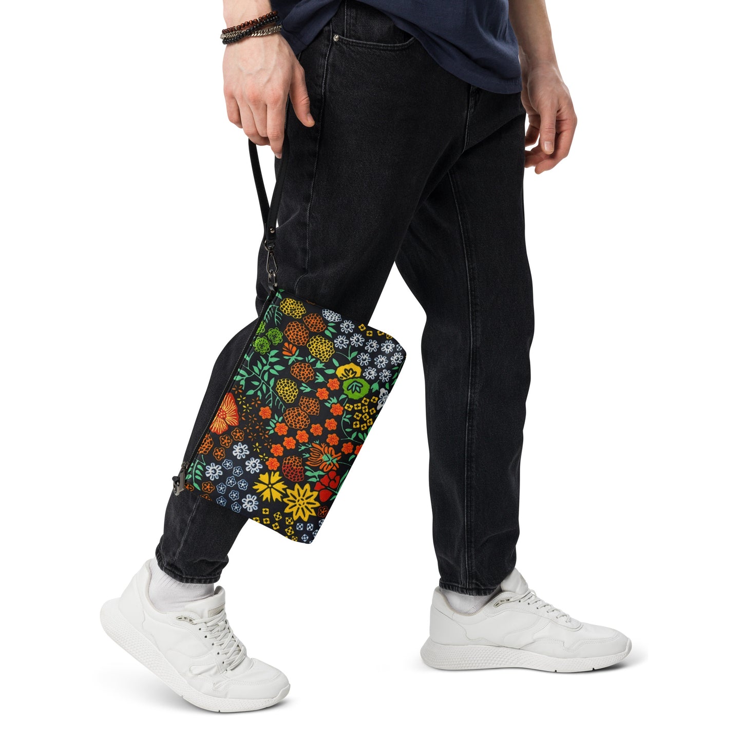 Multicolour Floral Ankara Crossbody Bag