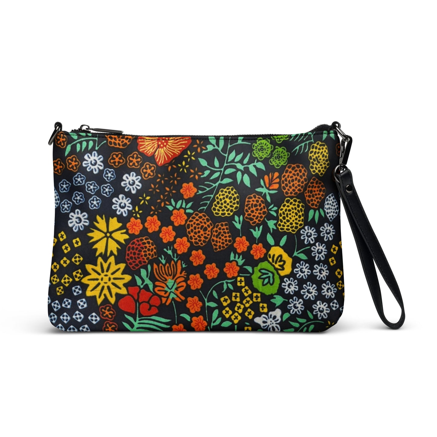 Multicolour Floral Ankara Crossbody Bag