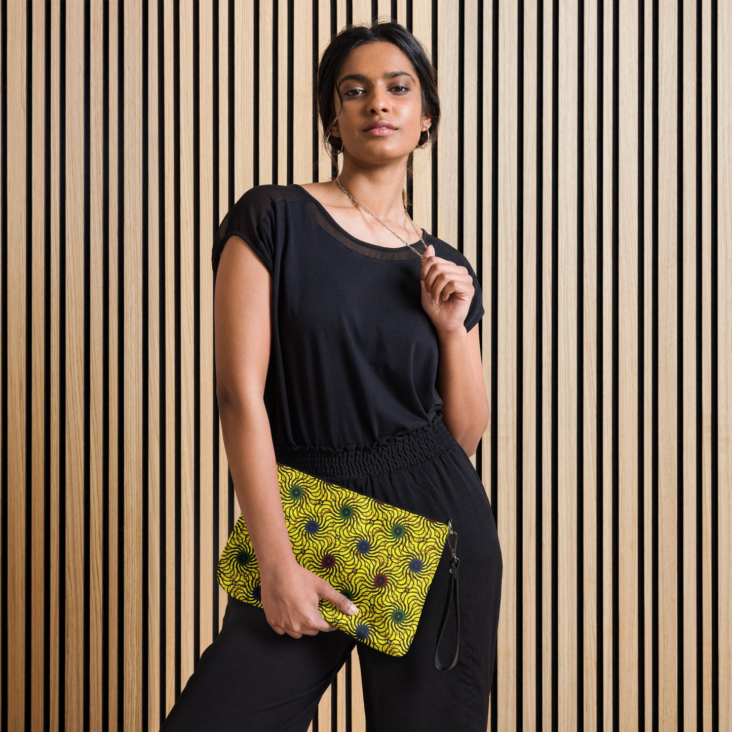 Multicolour Yellow Ankara Crossbody Bag