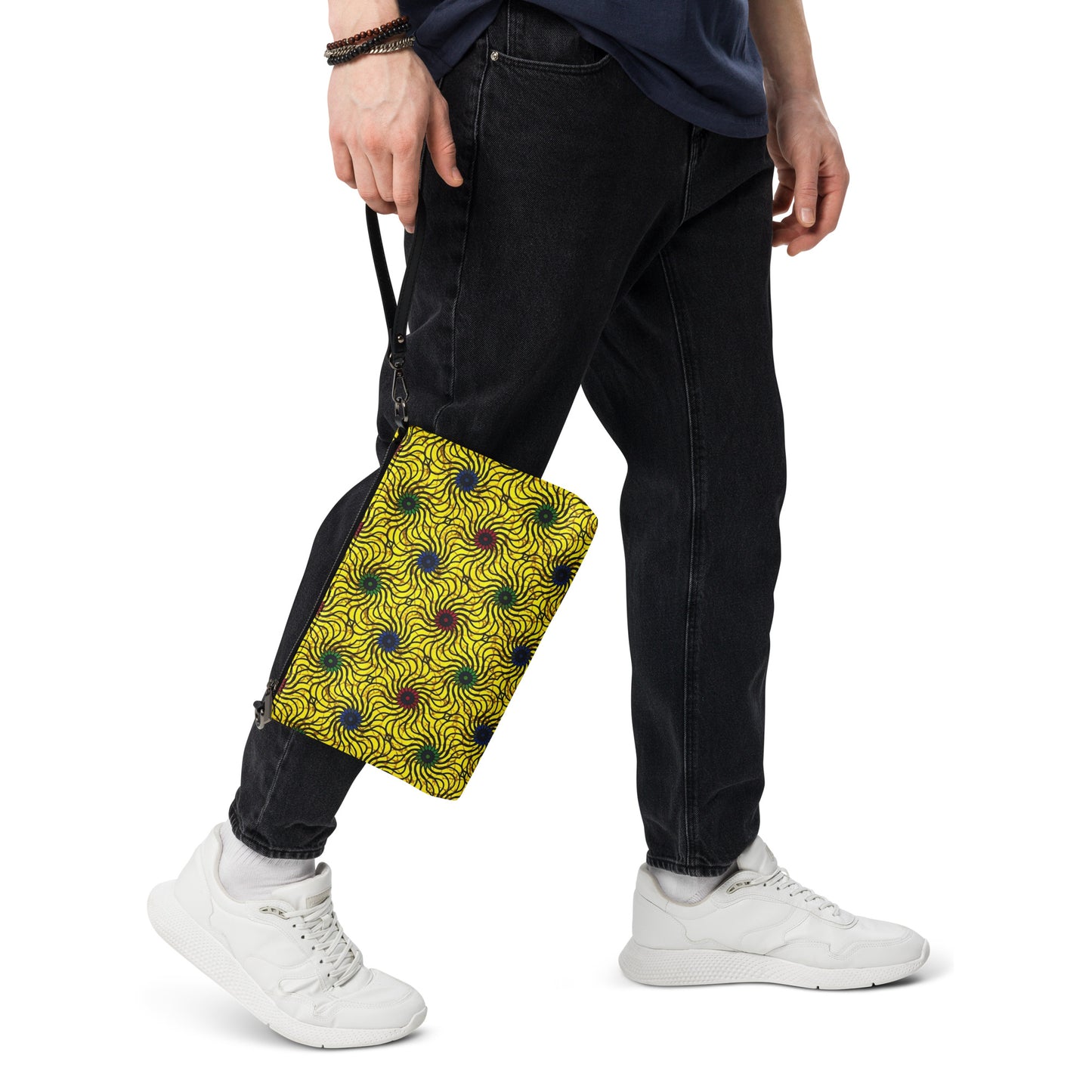 Multicolour Yellow Ankara Crossbody Bag