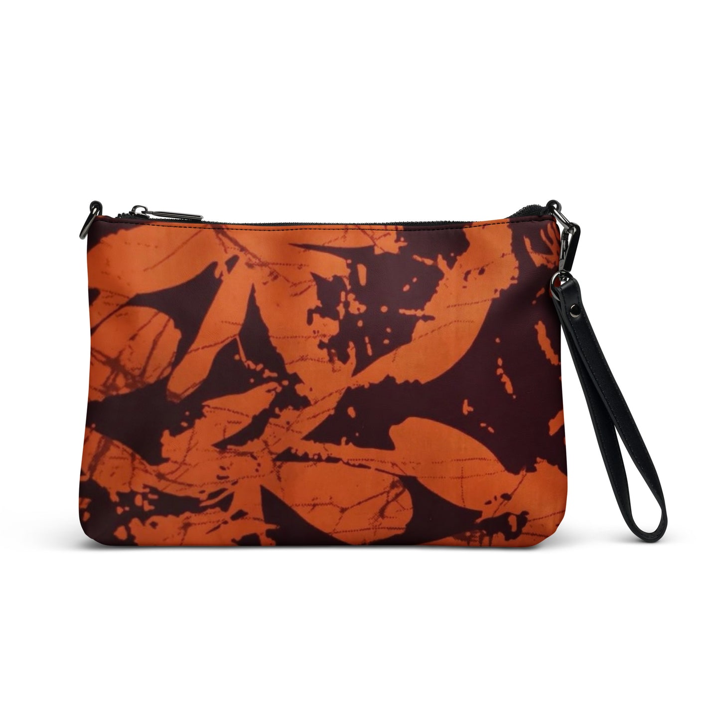 Orange Adire Crossbody Bag