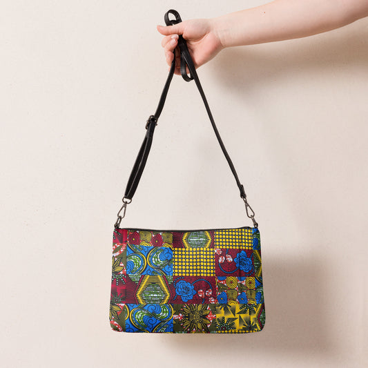 Patchwork Ankara Crossbody Bag