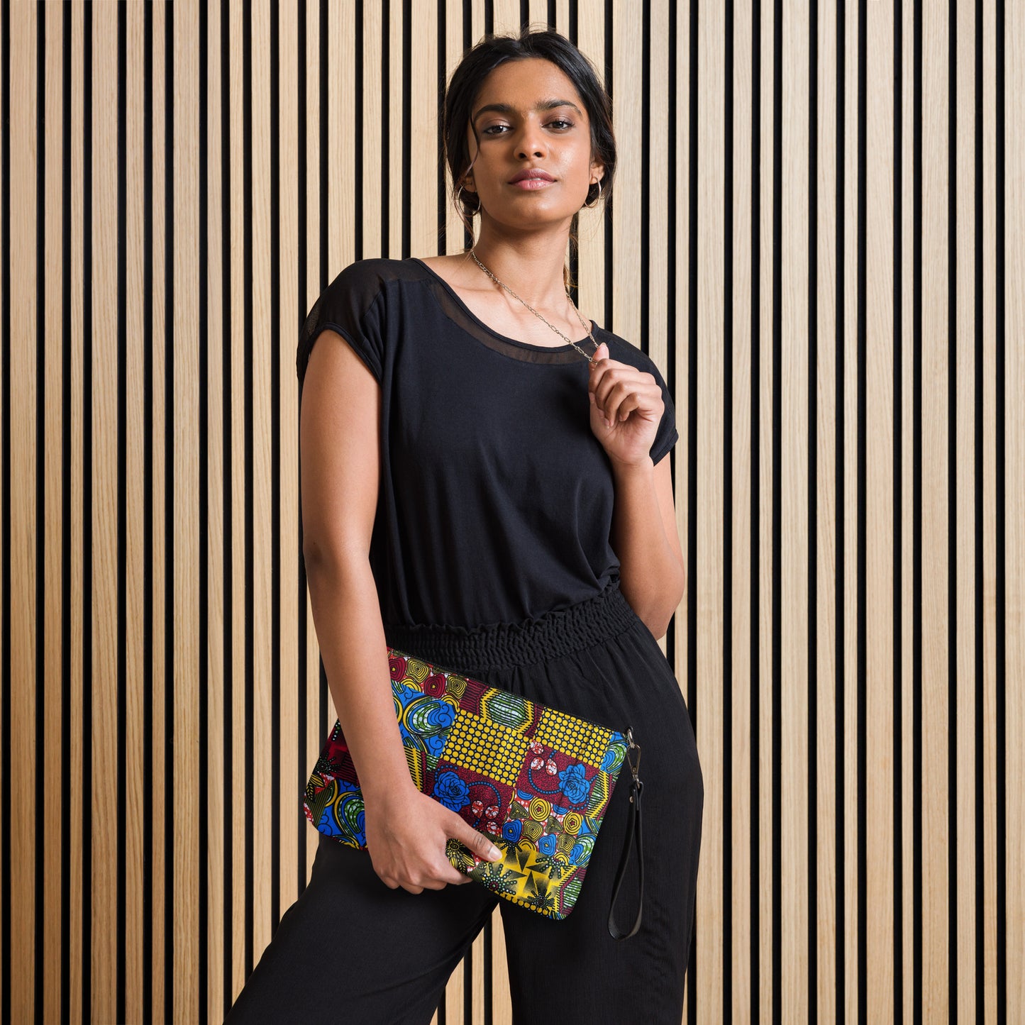 Patchwork Ankara Crossbody Bag