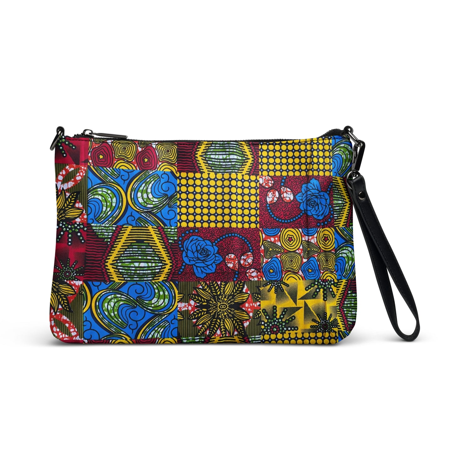 Patchwork Ankara Crossbody Bag