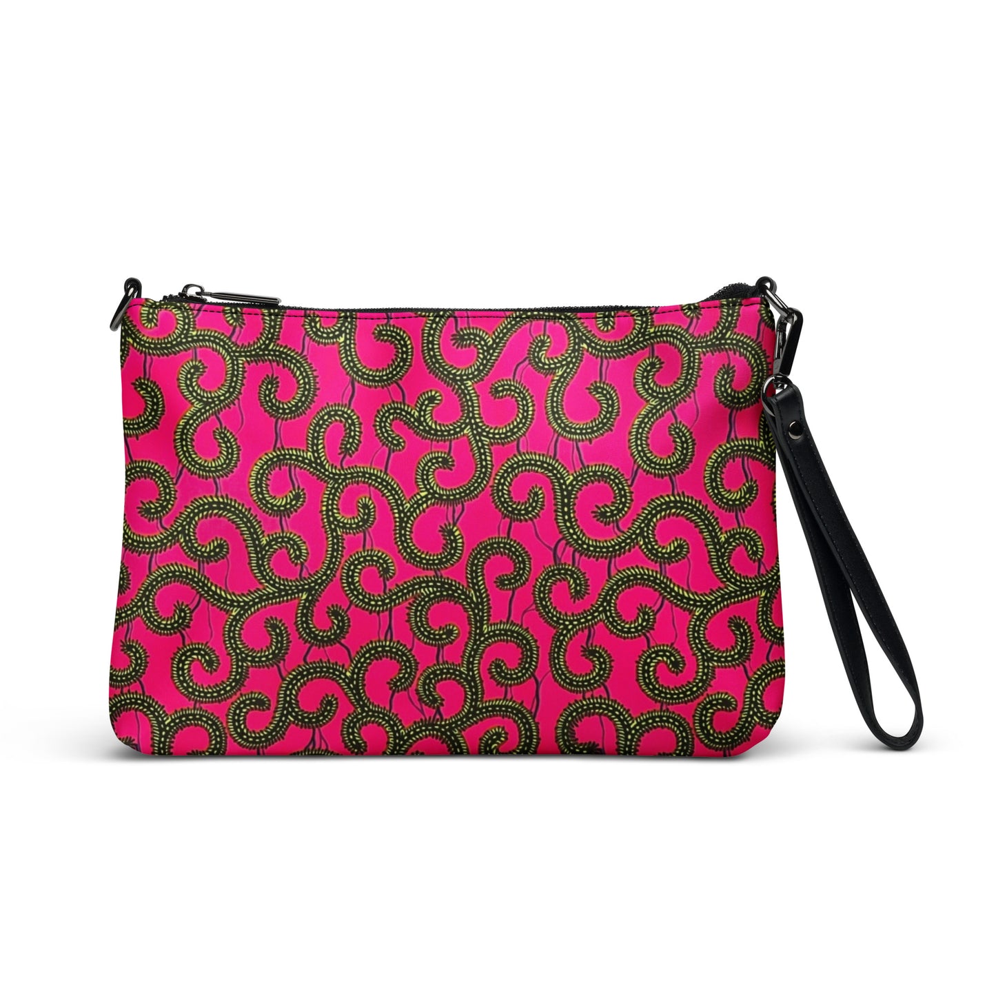 Pink Ankara Crossbody Bag